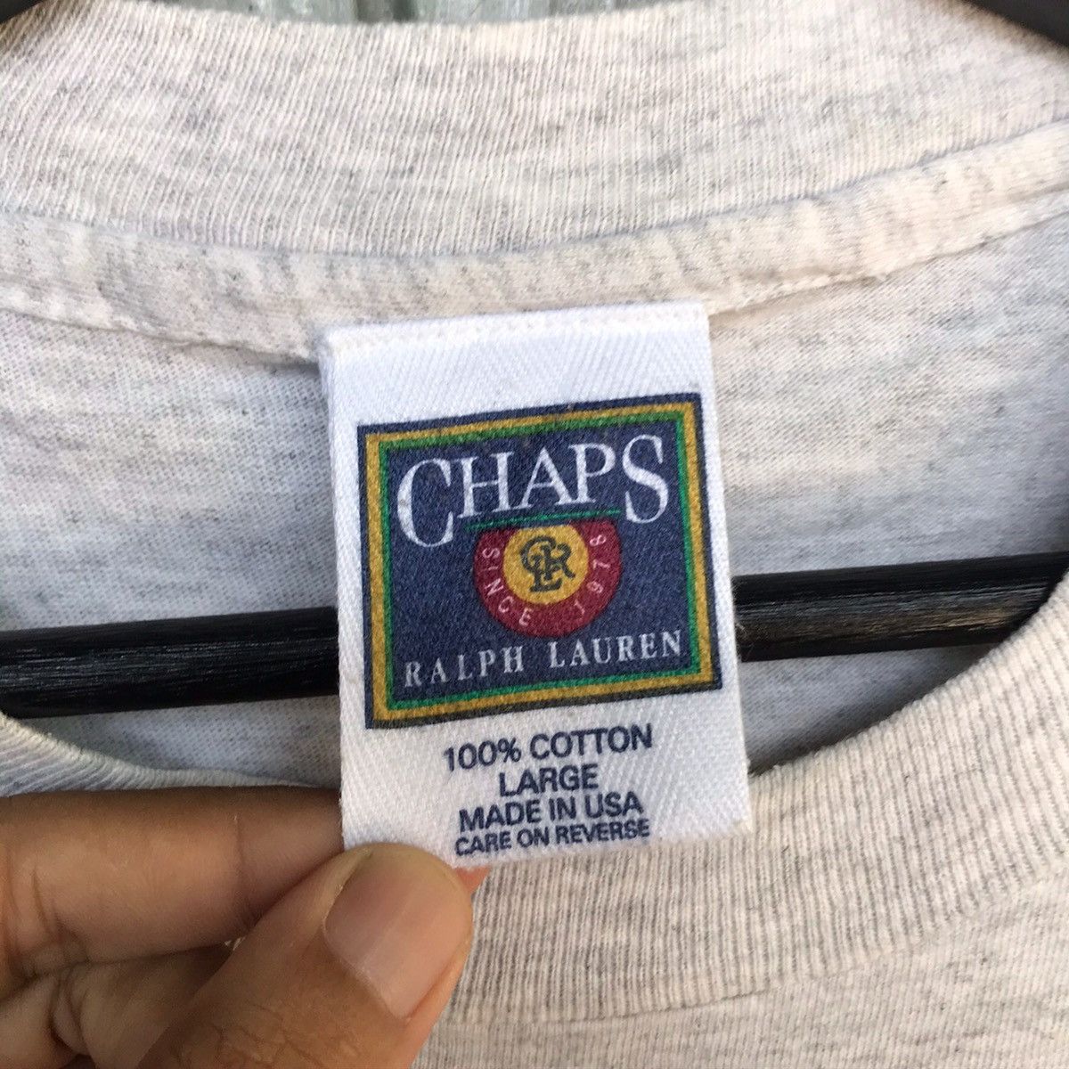 Chaps Ralph Lauren × Vintage ‼️Vintage CHAPS RALPH LAUREN t shirt Size US L / EU 52-54 / 3 - 9 Thumbnail