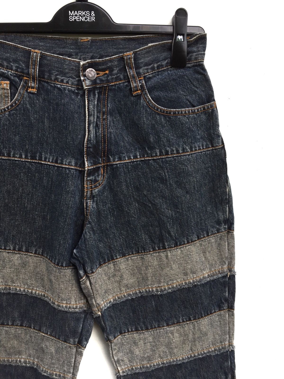 Hysteric Glamour × Japanese Brand Patchwork Rebuild Jeans Size US 26 / EU 42 - 1 Thumbnail