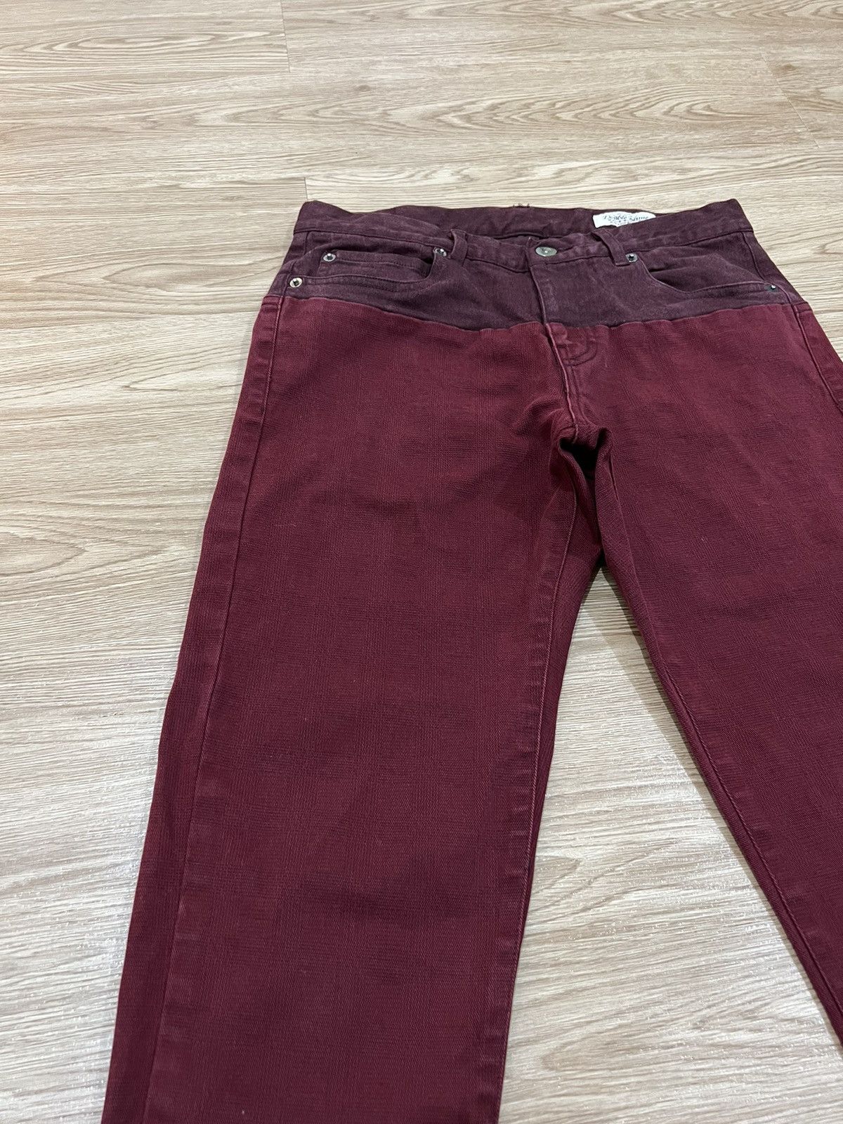 Japanese Brand 🔥MEGA RARE🔥Double Name Japan Hybrid Waist Undercover Style Size US 26 / EU 42 - 4 Thumbnail