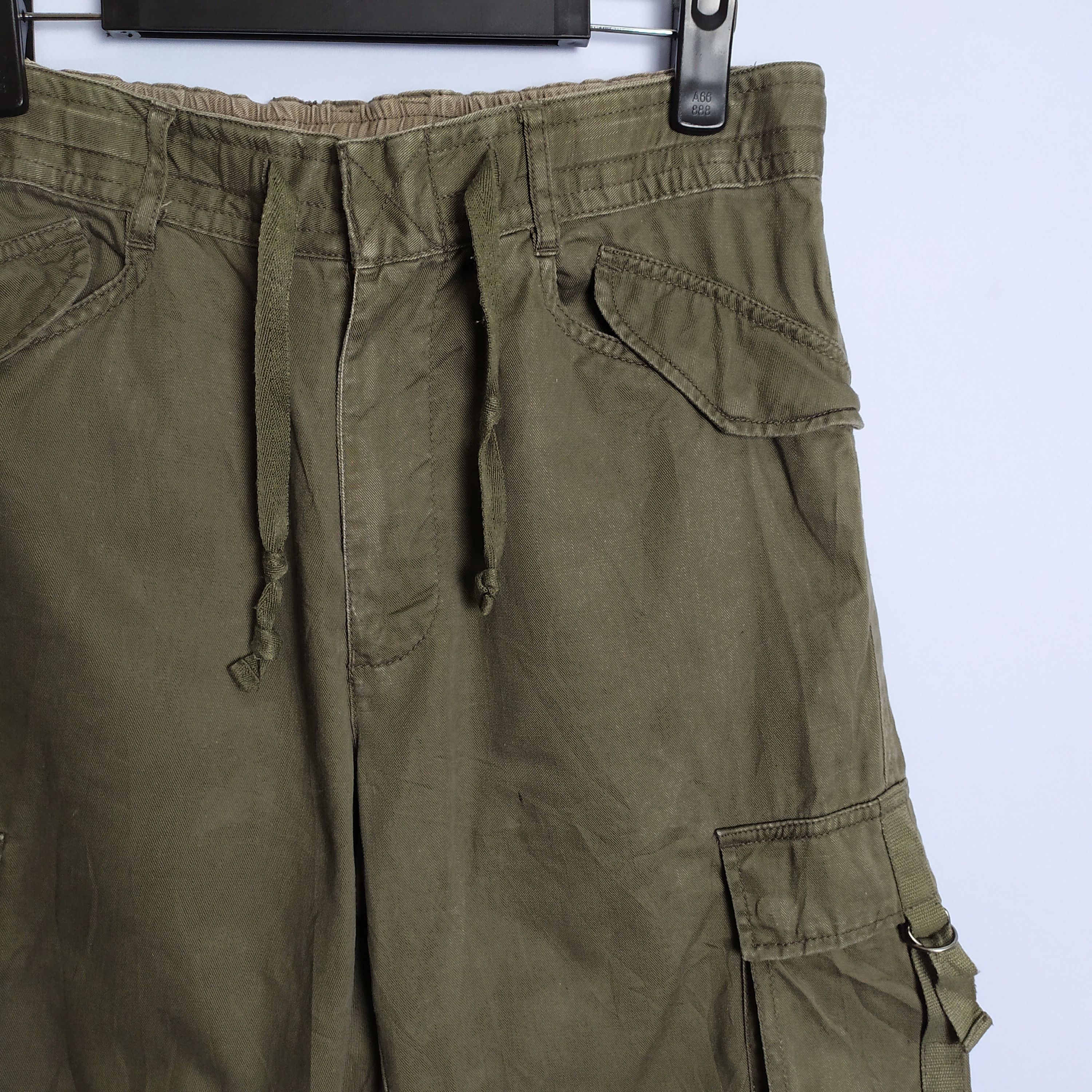 Japanese Brand VINTAGE JAPANESE FADED BONDAGE CARGO PANTS Size US 30 / EU 46 - 2 Thumbnail