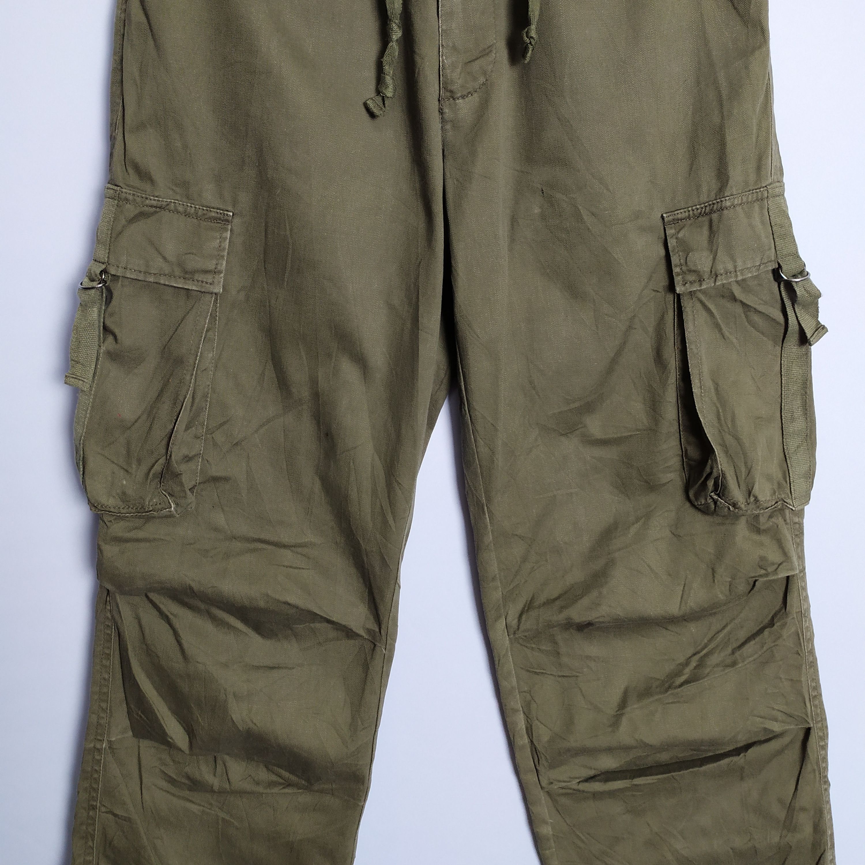 Japanese Brand VINTAGE JAPANESE FADED BONDAGE CARGO PANTS Size US 30 / EU 46 - 7 Thumbnail