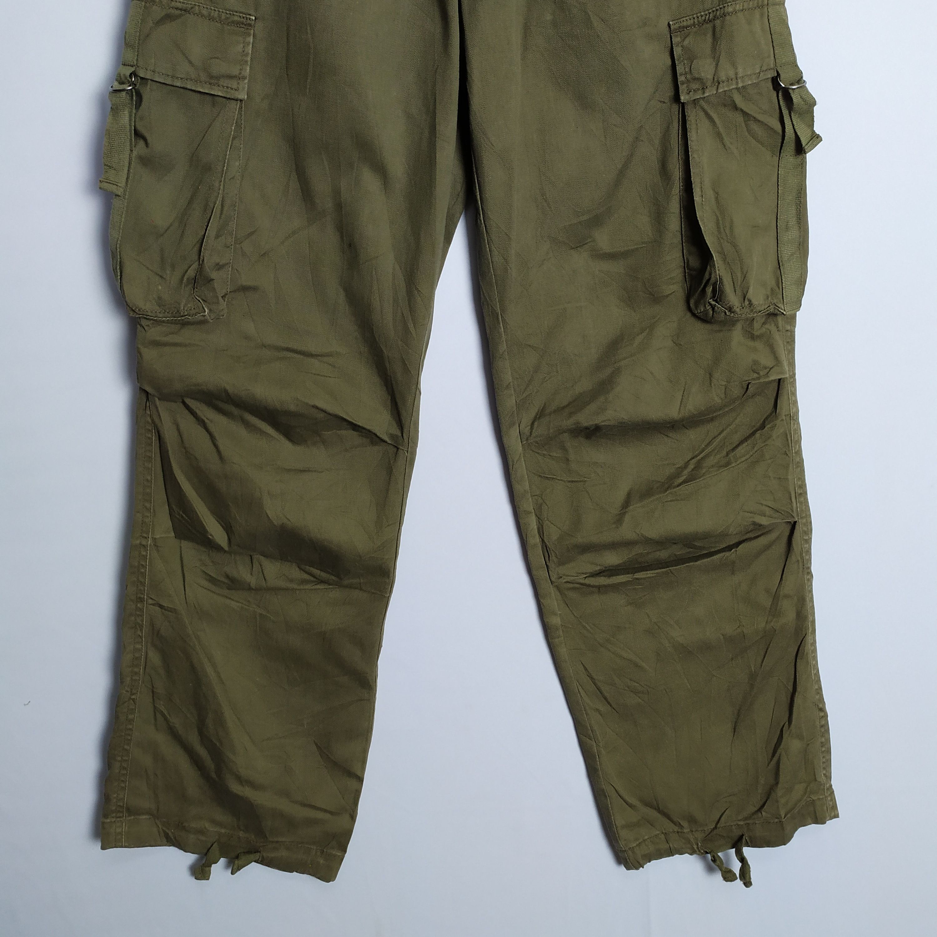 Japanese Brand VINTAGE JAPANESE FADED BONDAGE CARGO PANTS Size US 30 / EU 46 - 8 Thumbnail
