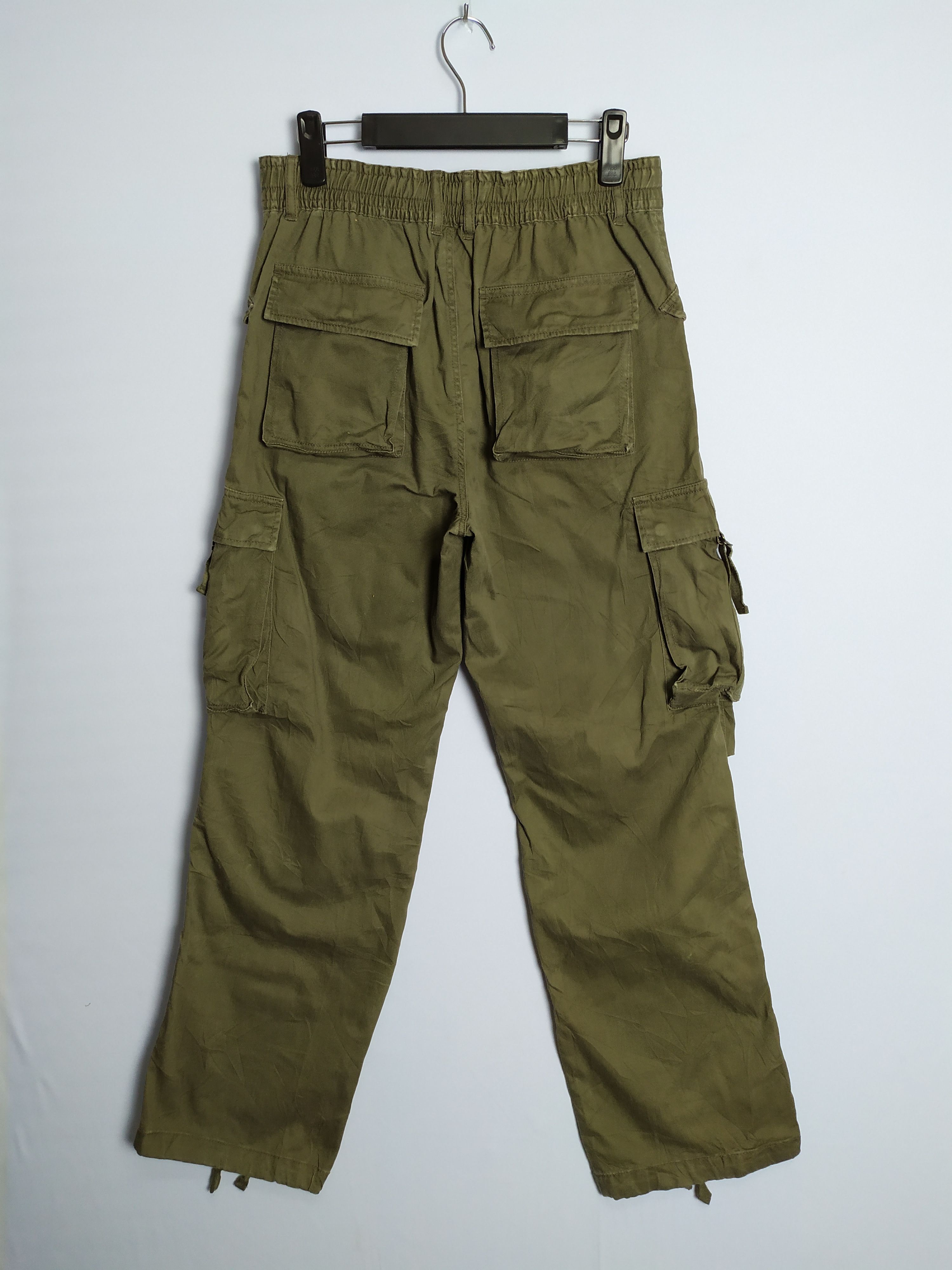 Japanese Brand VINTAGE JAPANESE FADED BONDAGE CARGO PANTS Size US 30 / EU 46 - 14 Thumbnail