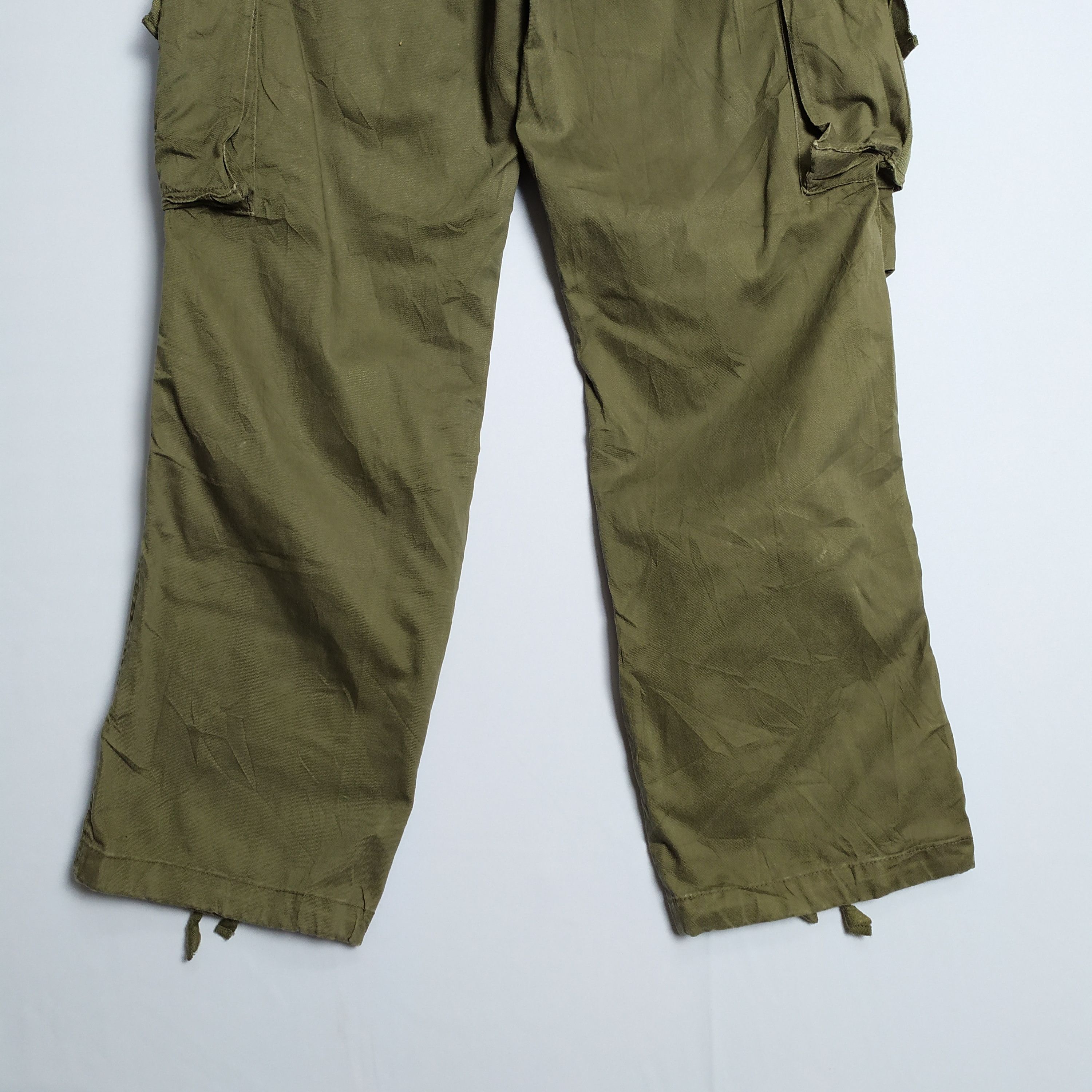 Japanese Brand VINTAGE JAPANESE FADED BONDAGE CARGO PANTS Size US 30 / EU 46 - 12 Thumbnail