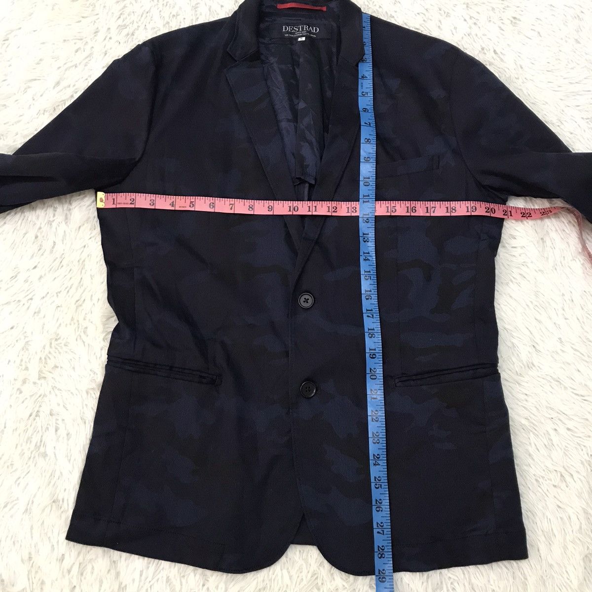Japanese Brand Blue Camouflage Destrad the idea is from Tokyo Japan jacket Size US M / EU 48-50 / 2 - 3 Thumbnail