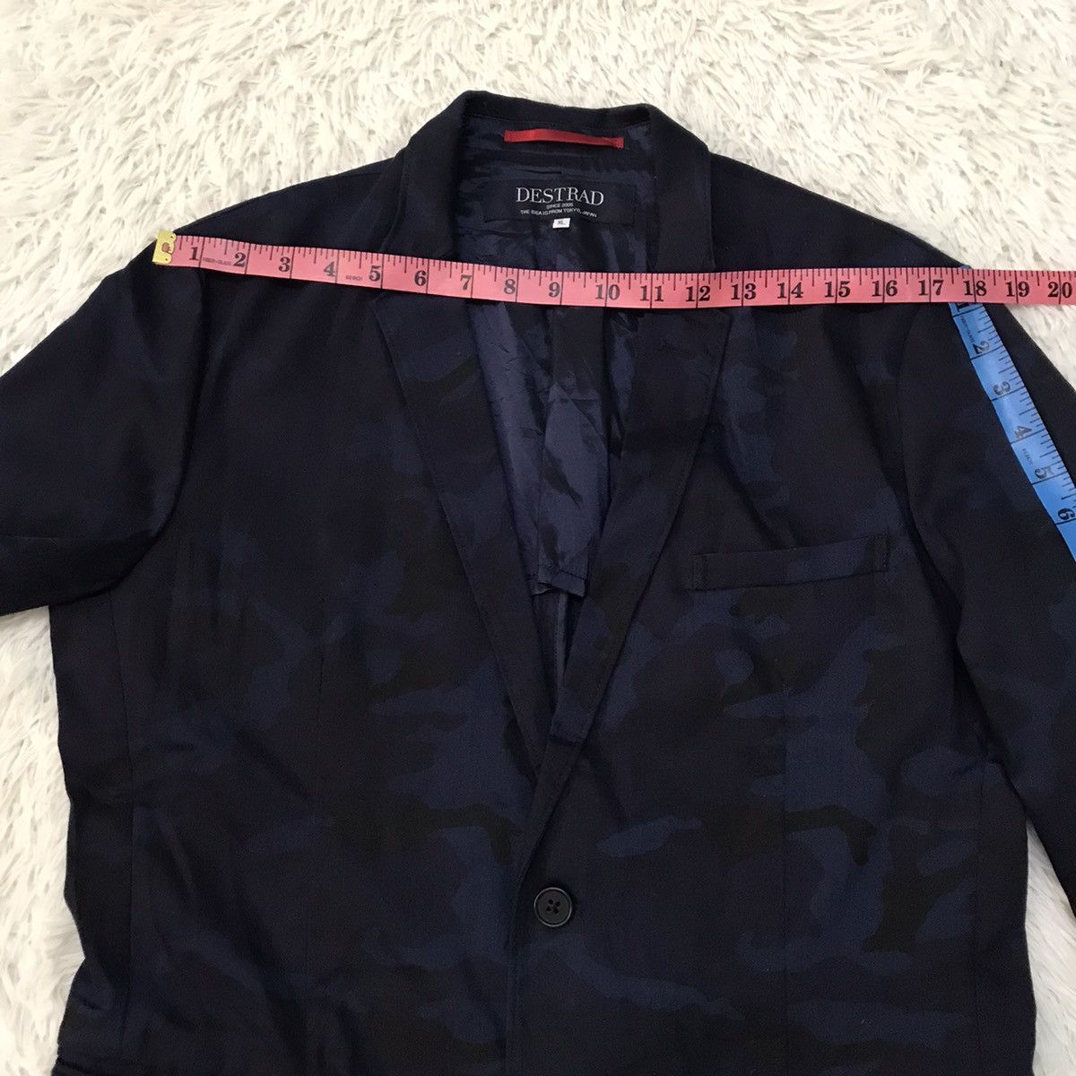 Japanese Brand Blue Camouflage Destrad the idea is from Tokyo Japan jacket Size US M / EU 48-50 / 2 - 4 Thumbnail