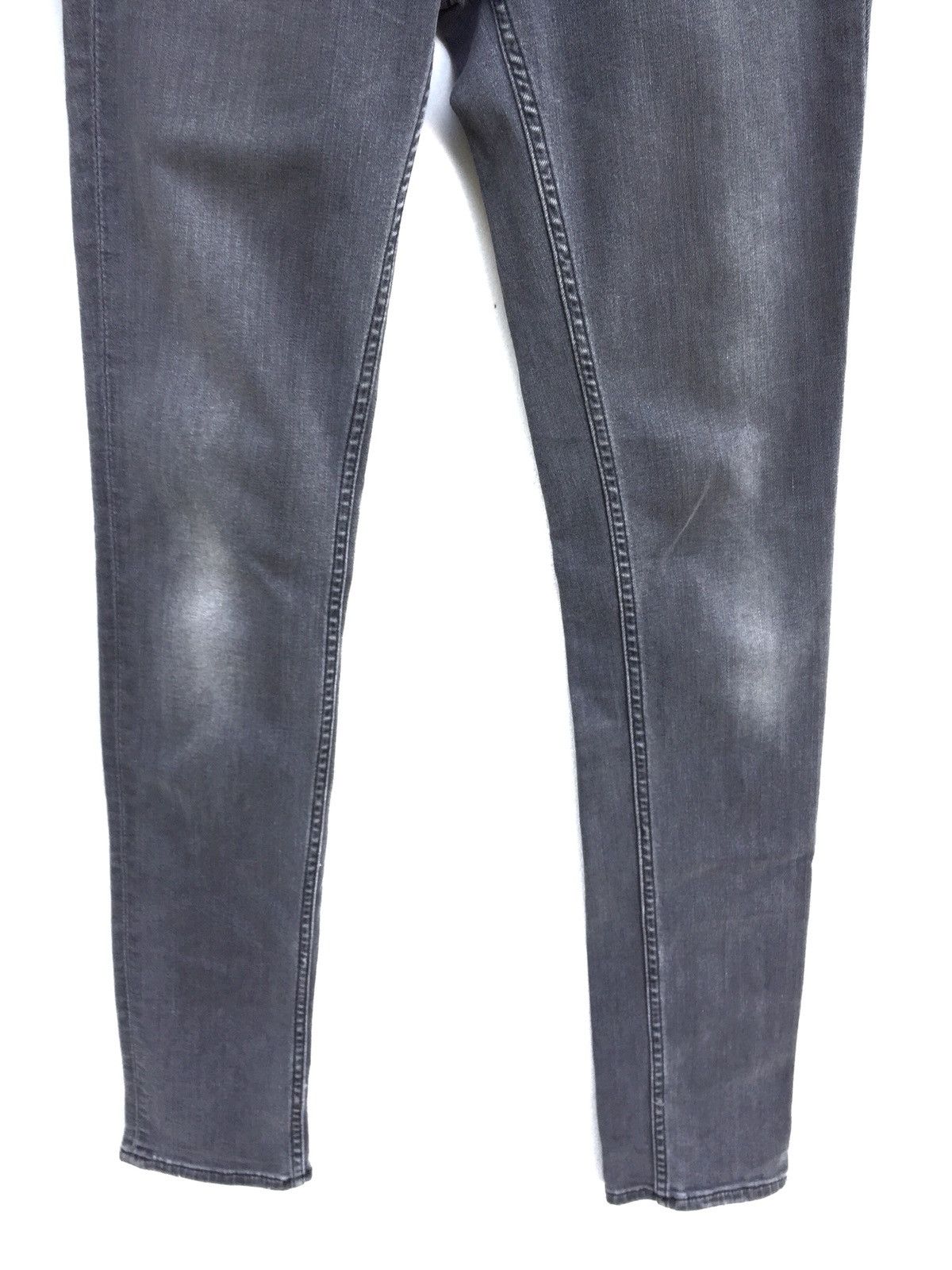 Acne Studios Acne Studios Grey Distressed Skinny Jeans Punk Rock Grunge Size US 28 / EU 44 - 7 Thumbnail