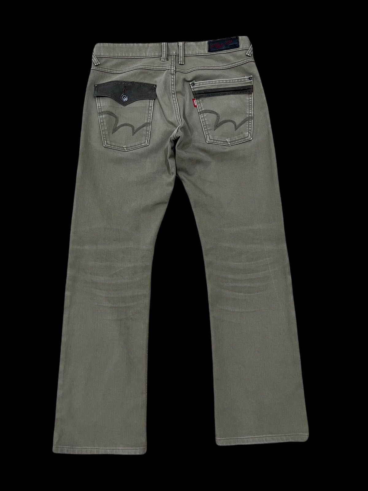 Edwin Faded Distressed Multipocket Pants