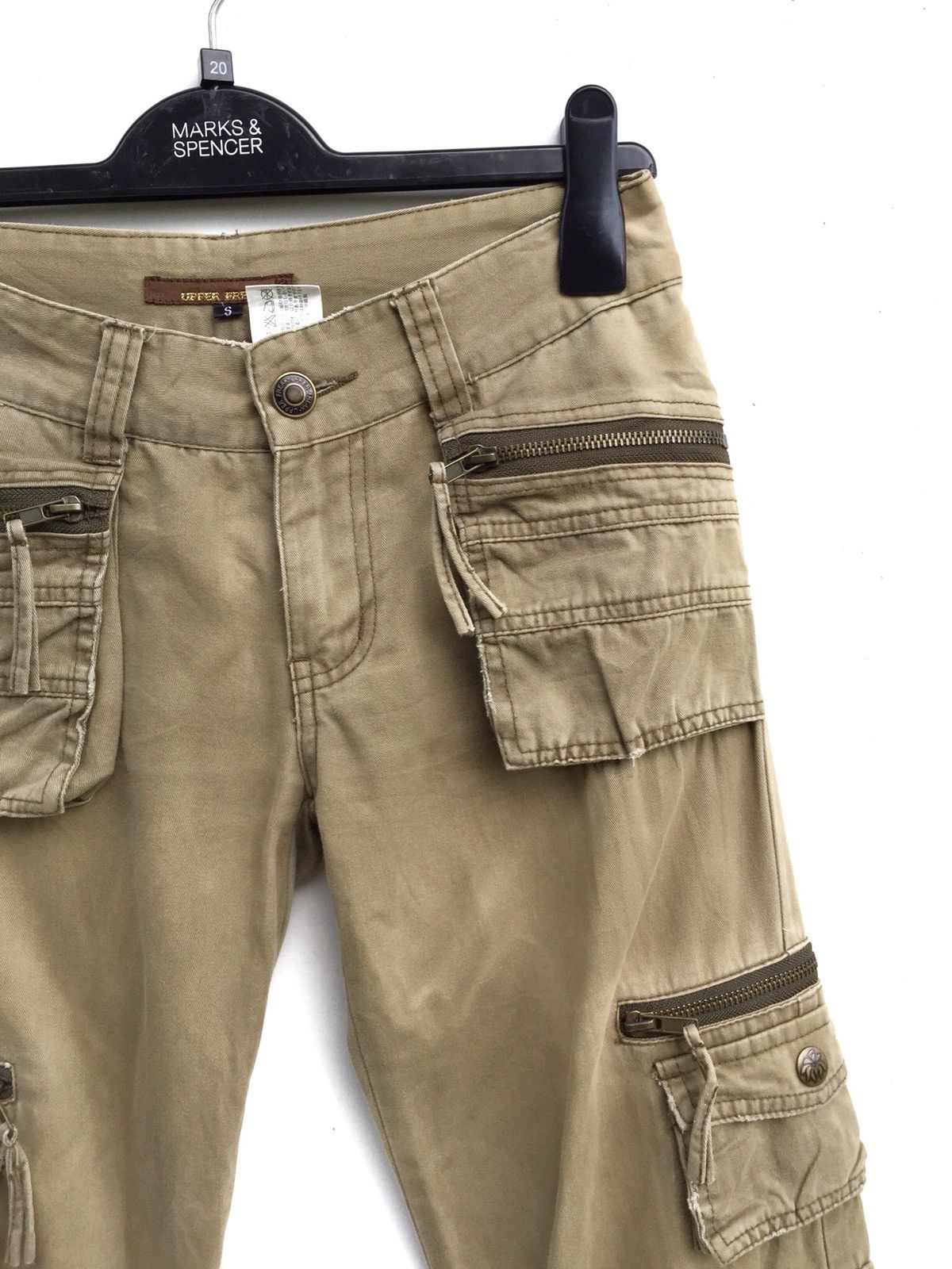 Japanese Brand Japanese Brand Upper Freak Cargo Multi Pocket Kapital Style Size US 26 / EU 42 - 4 Thumbnail