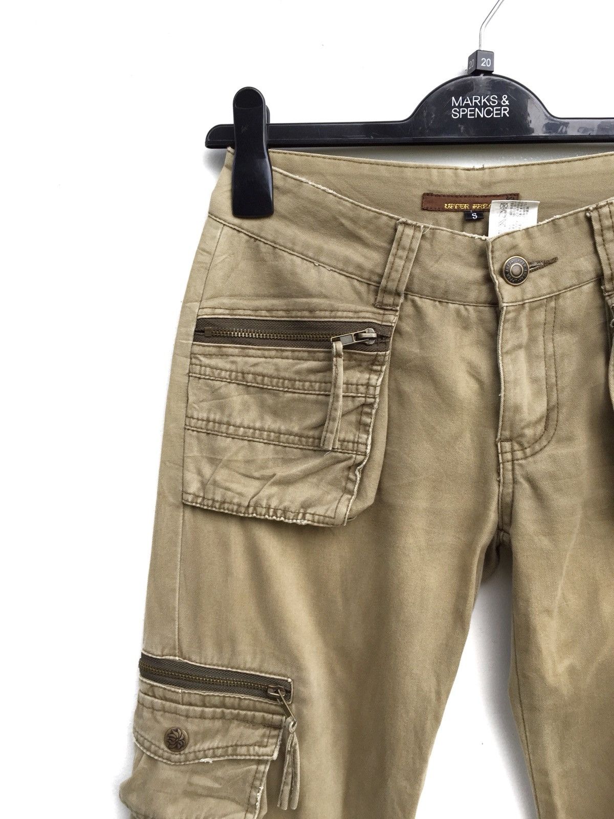 Japanese Brand Japanese Brand Upper Freak Cargo Multi Pocket Kapital Style Size US 26 / EU 42 - 5 Thumbnail