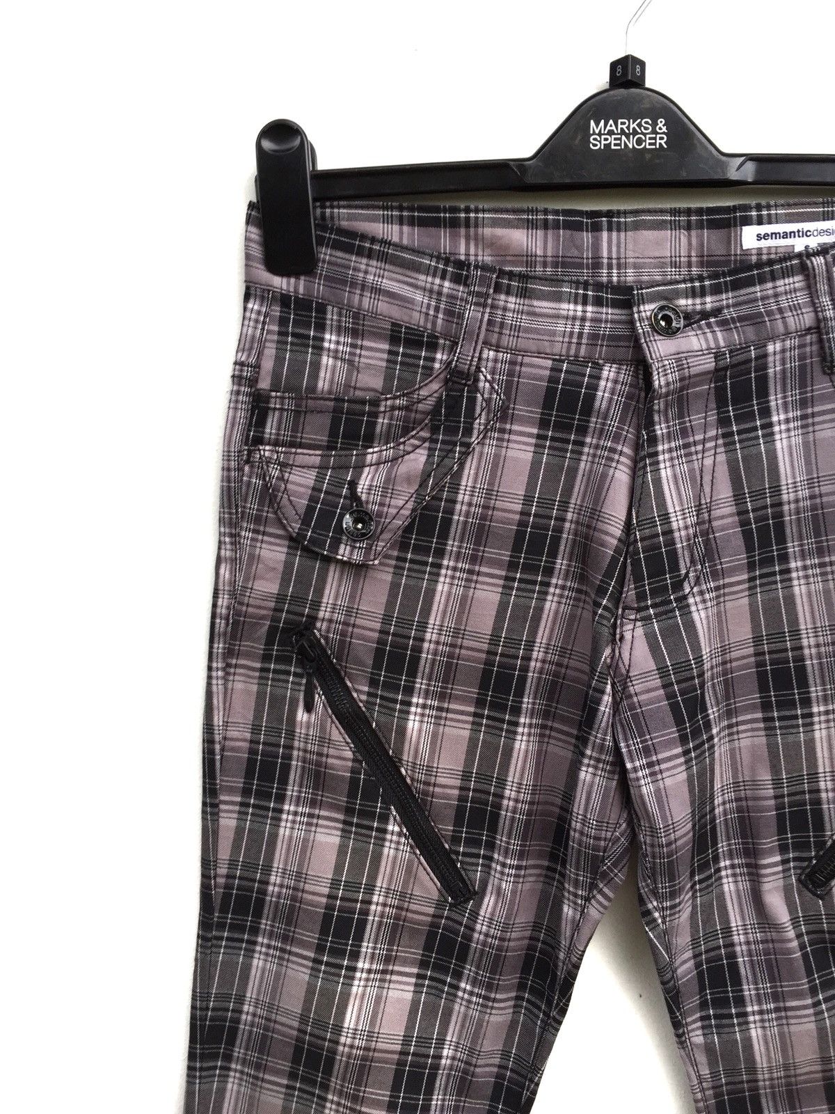 Japanese Brand × Seditionaries Japan Semantic Design Checkered Vivienne Westwood Style Size US 28 / EU 44 - 4 Thumbnail