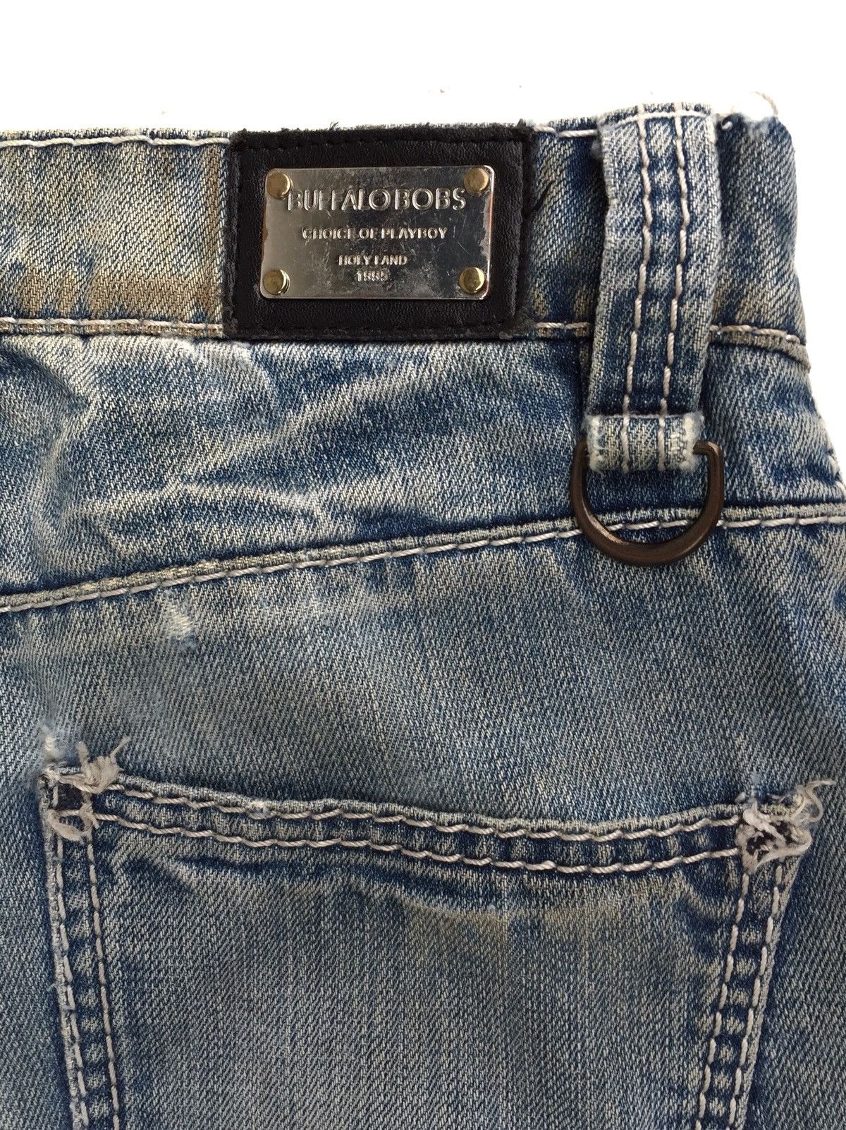 BUFFALO BOBS Japanese Brand Buffalo Bob Distressed Ripped Destroy Jeans Size US 28 / EU 44 - 9 Thumbnail