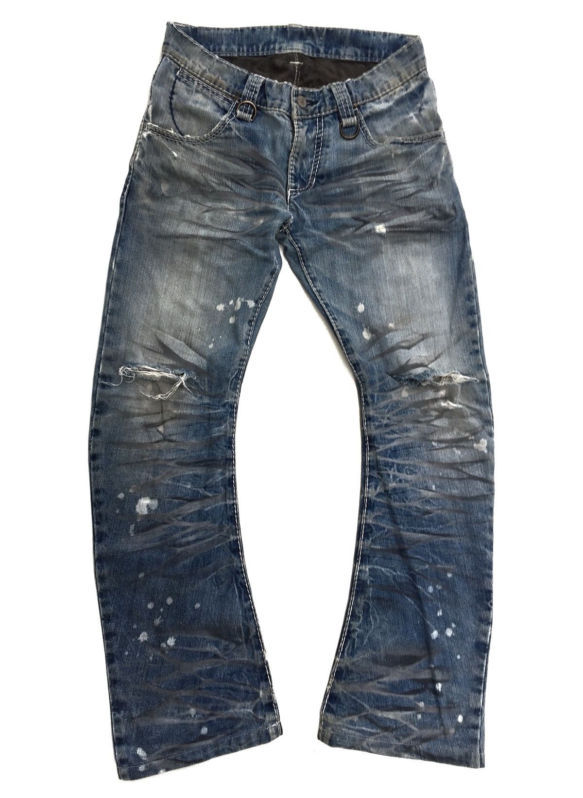 BUFFALO BOBS Japanese Brand Buffalo Bob Distressed Ripped Destroy Jeans Size US 28 / EU 44 - 1 Thumbnail