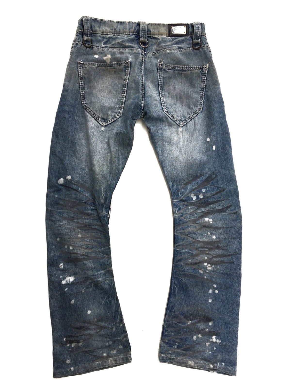 Japanese Brand Buffalo Bob Distressed Ripped Destroy Jeans