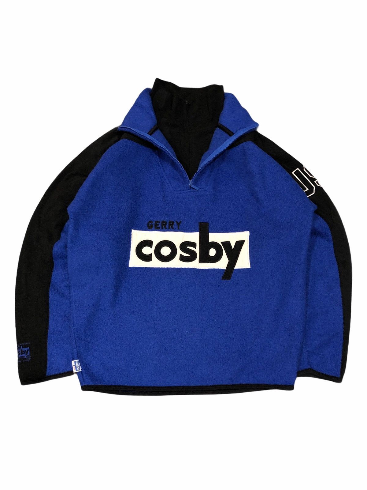 image of Vintage Gerry Cosby Usa Fleece Pull Over Jacket in Blue, Men's (Size Small)