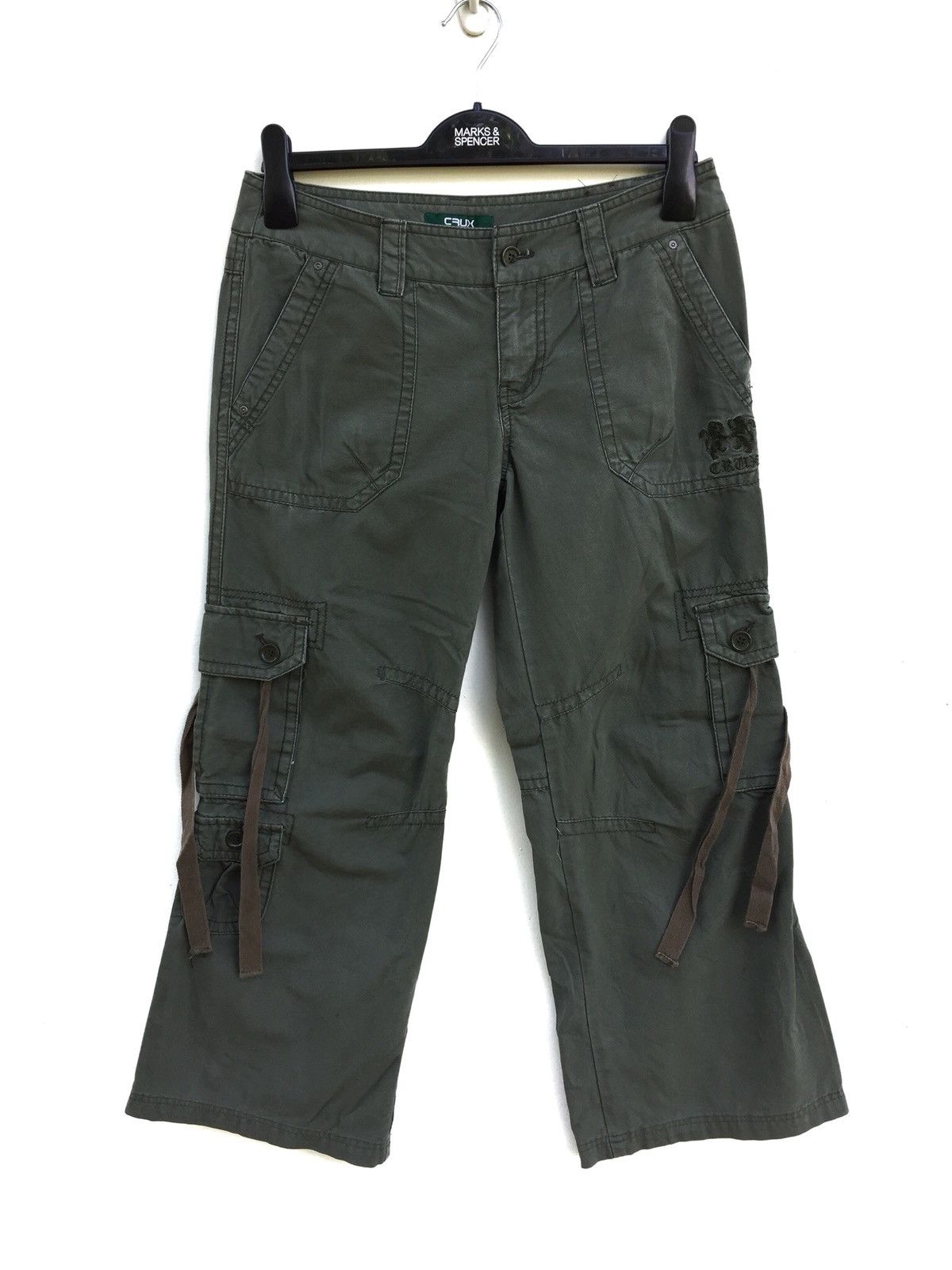 Japanese Brand Japanese Brand Crux Military Cropped Pants Size US 29 - 2 Thumbnail