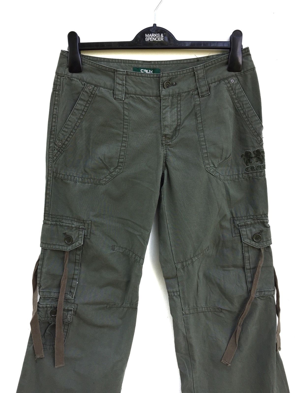 Japanese Brand Japanese Brand Crux Military Cropped Pants Size US 29 - 1 Thumbnail