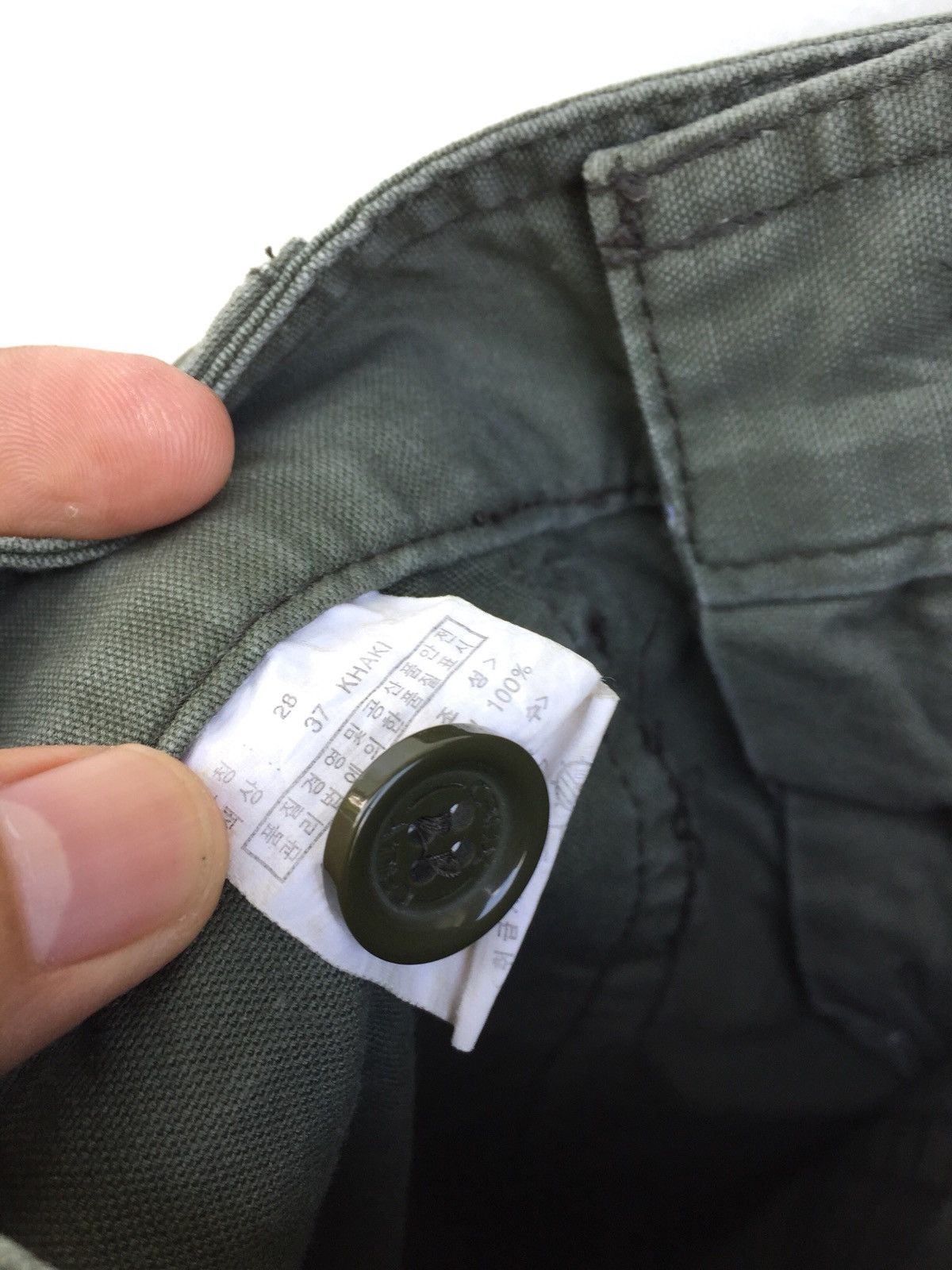 Japanese Brand Japanese Brand Crux Military Cropped Pants Size US 29 - 9 Thumbnail