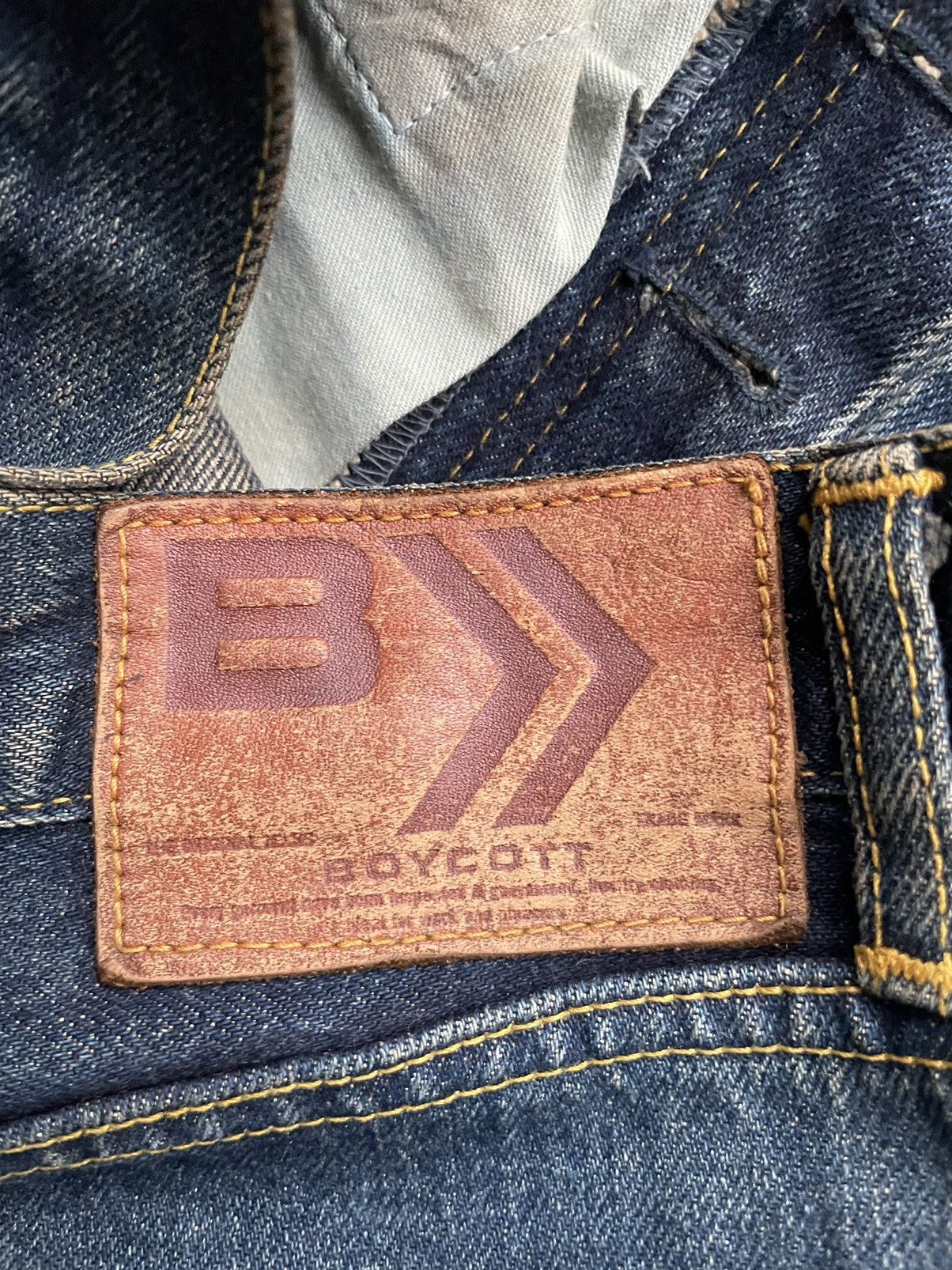 Boycott × Japanese Brand × Vintage Boycott Vintage Selvedge Denim Size US 28 / EU 44 - 11 Thumbnail