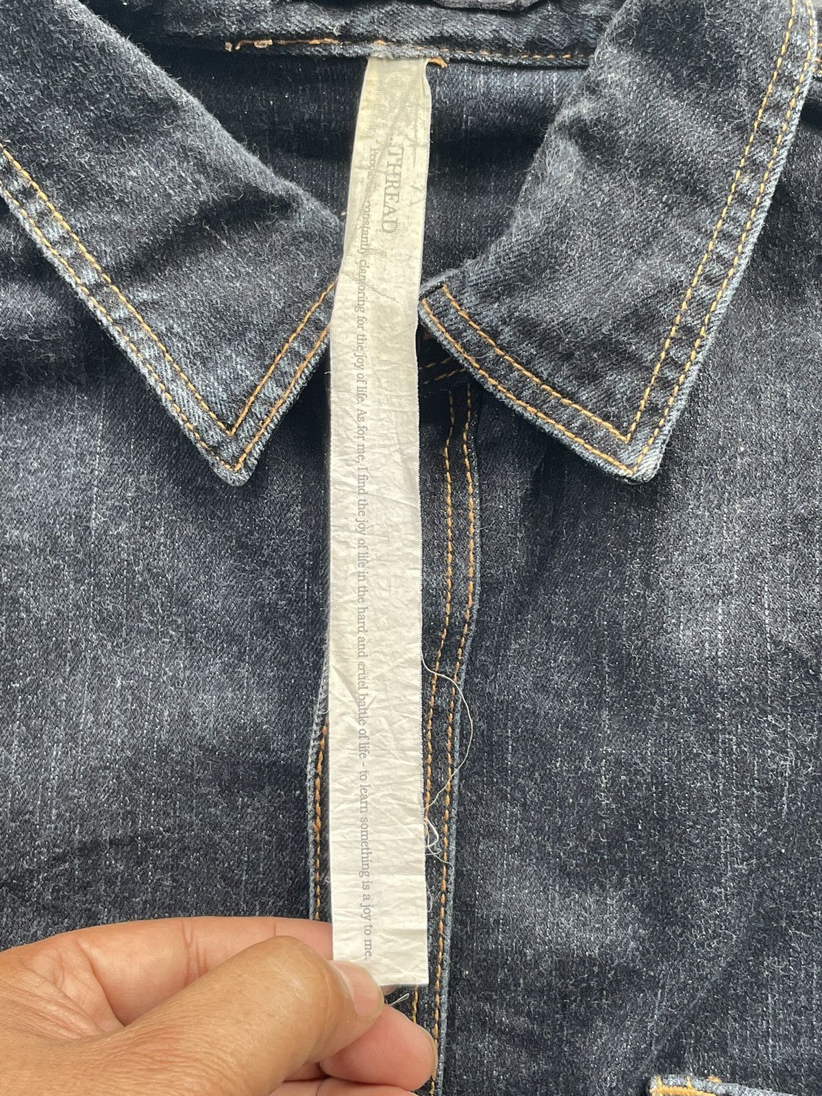 Japanese Brand Thread Denim Shirt Size US M / EU 48-50 / 2 - 12 Thumbnail