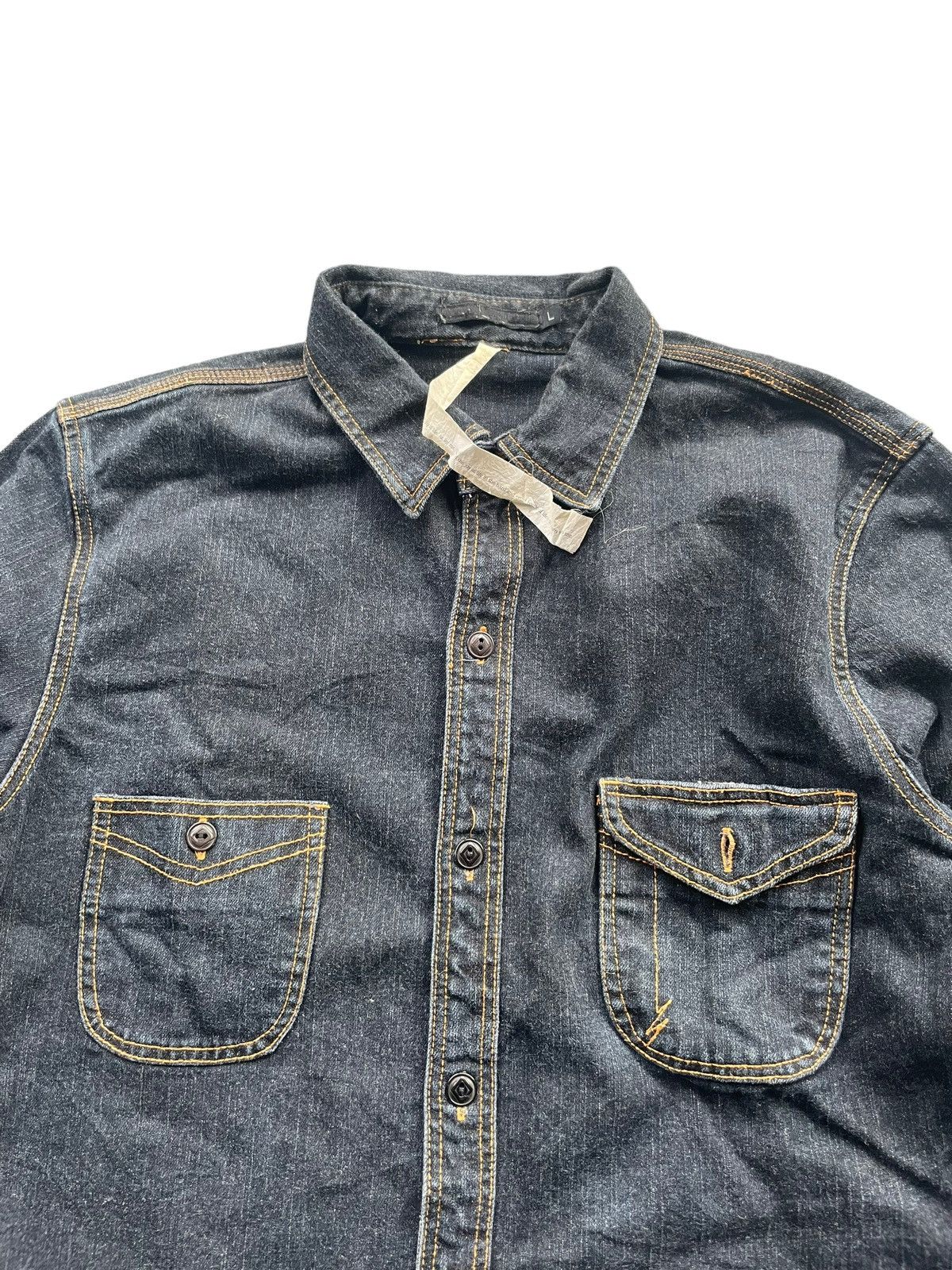 Japanese Brand Thread Denim Shirt Size US M / EU 48-50 / 2 - 5 Thumbnail