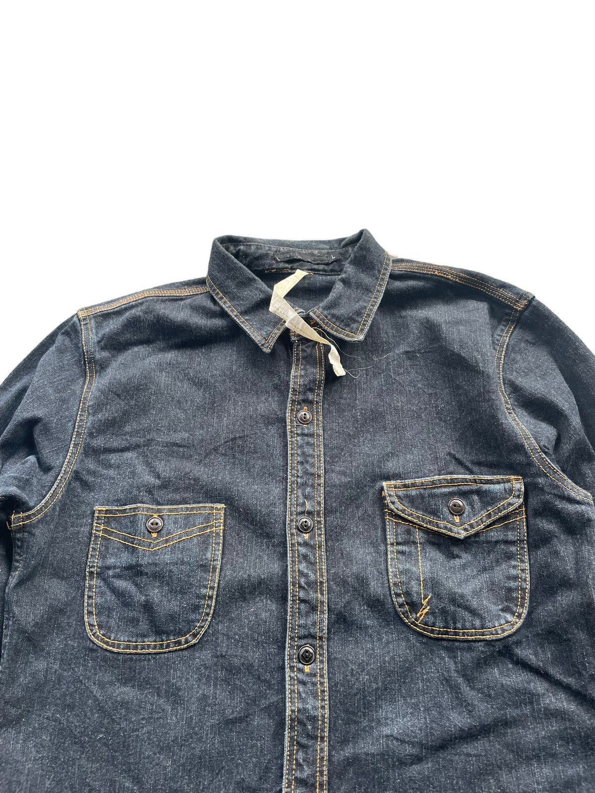 Japanese Brand Thread Denim Shirt Size US M / EU 48-50 / 2 - 3 Thumbnail