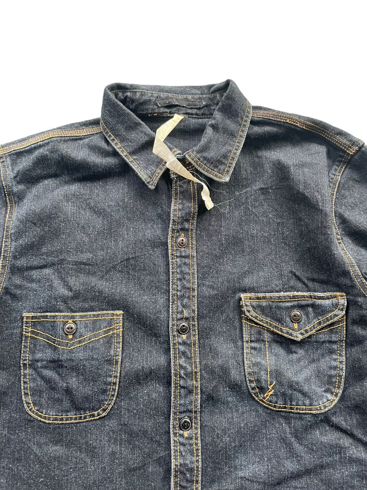 Japanese Brand Thread Denim Shirt Size US M / EU 48-50 / 2 - 4 Thumbnail