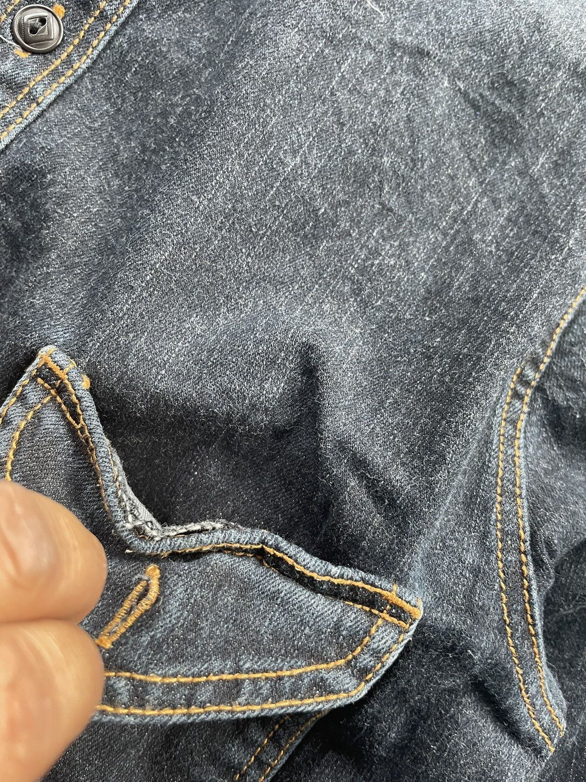 Japanese Brand Thread Denim Shirt Size US M / EU 48-50 / 2 - 16 Thumbnail