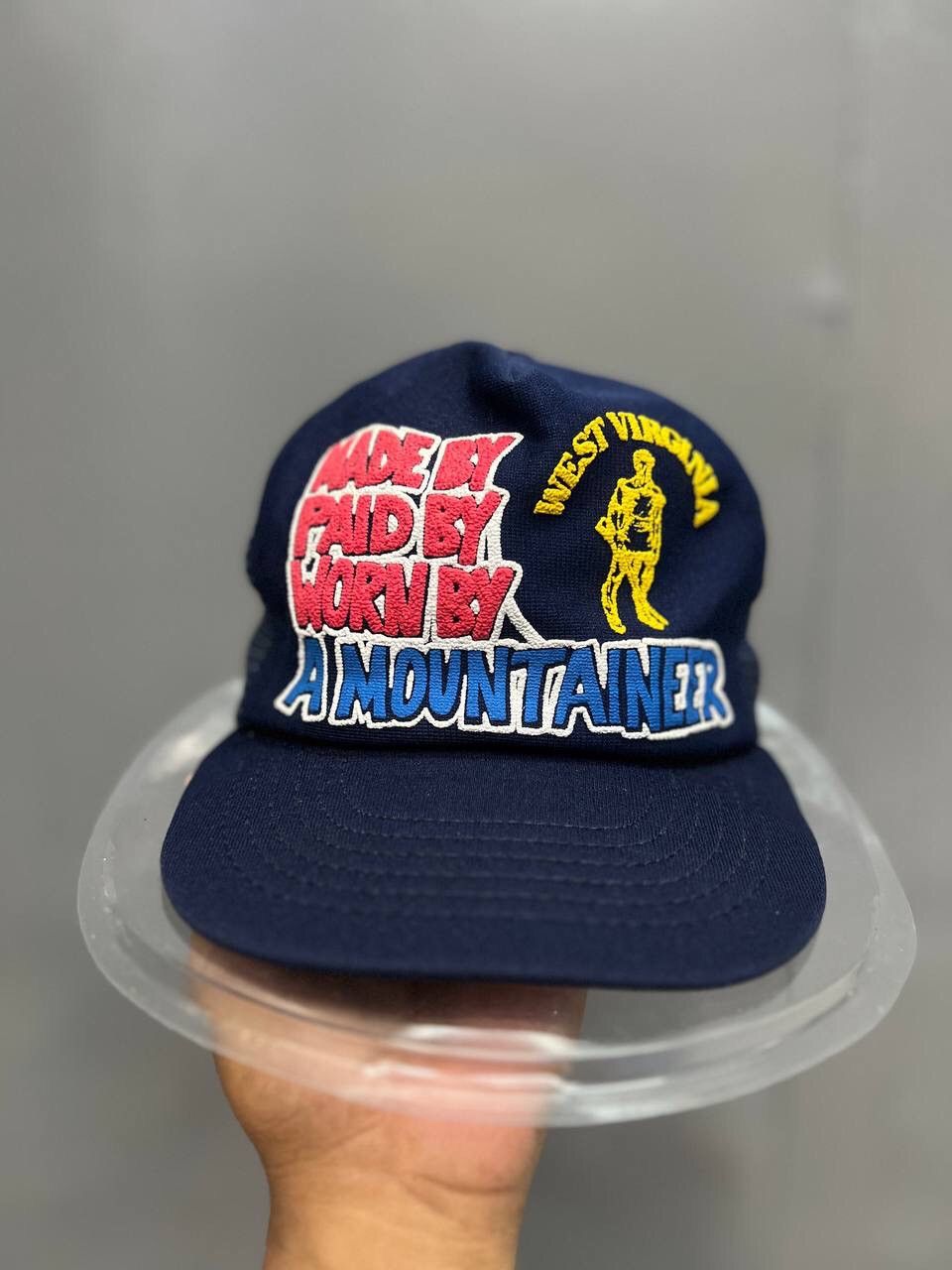 Vintage VINTAGE WEST VIRGINIA TRUCKER HAT Size ONE SIZE - 1 Thumbnail