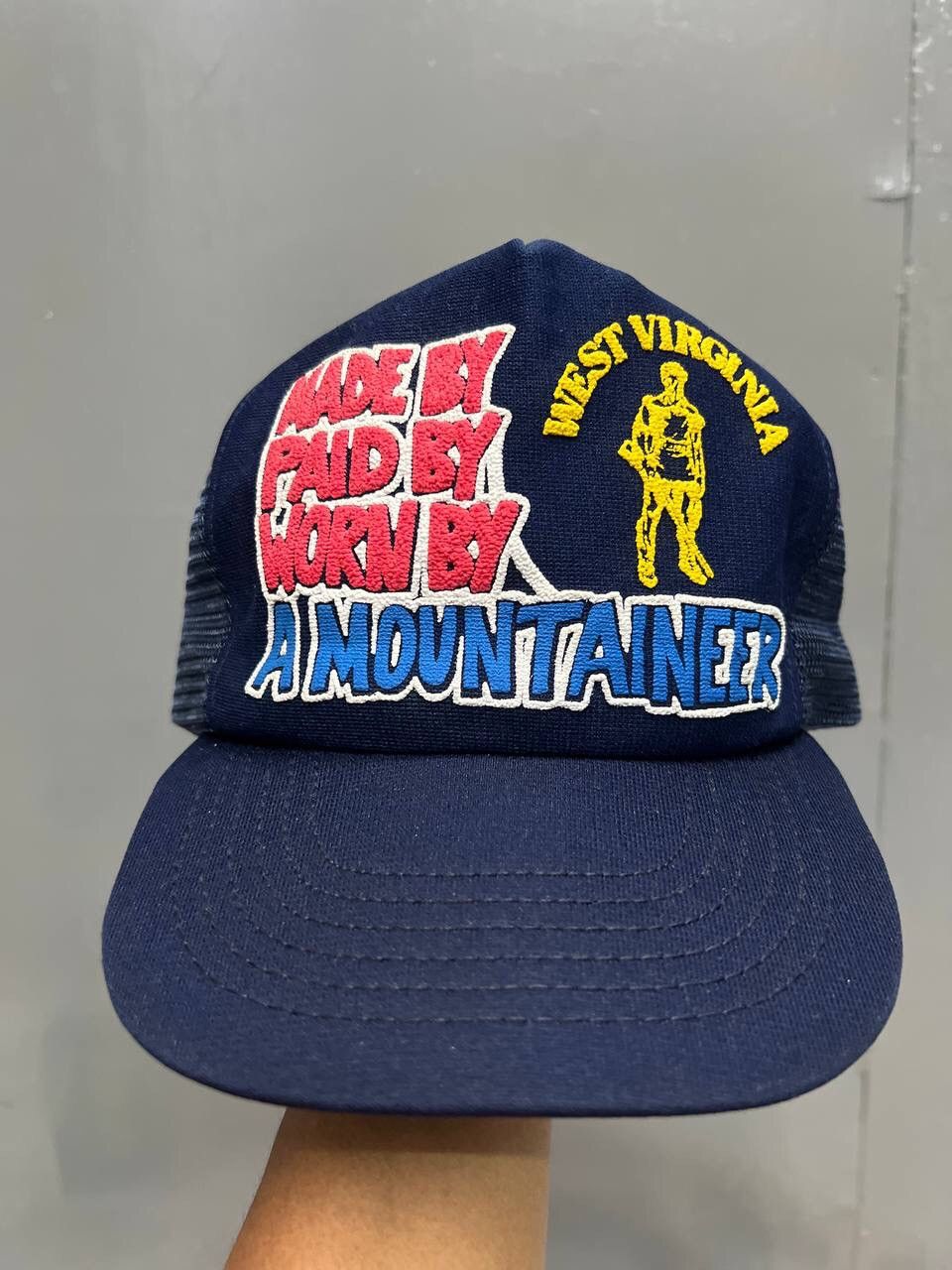 Vintage VINTAGE WEST VIRGINIA TRUCKER HAT Size ONE SIZE - 9 Thumbnail