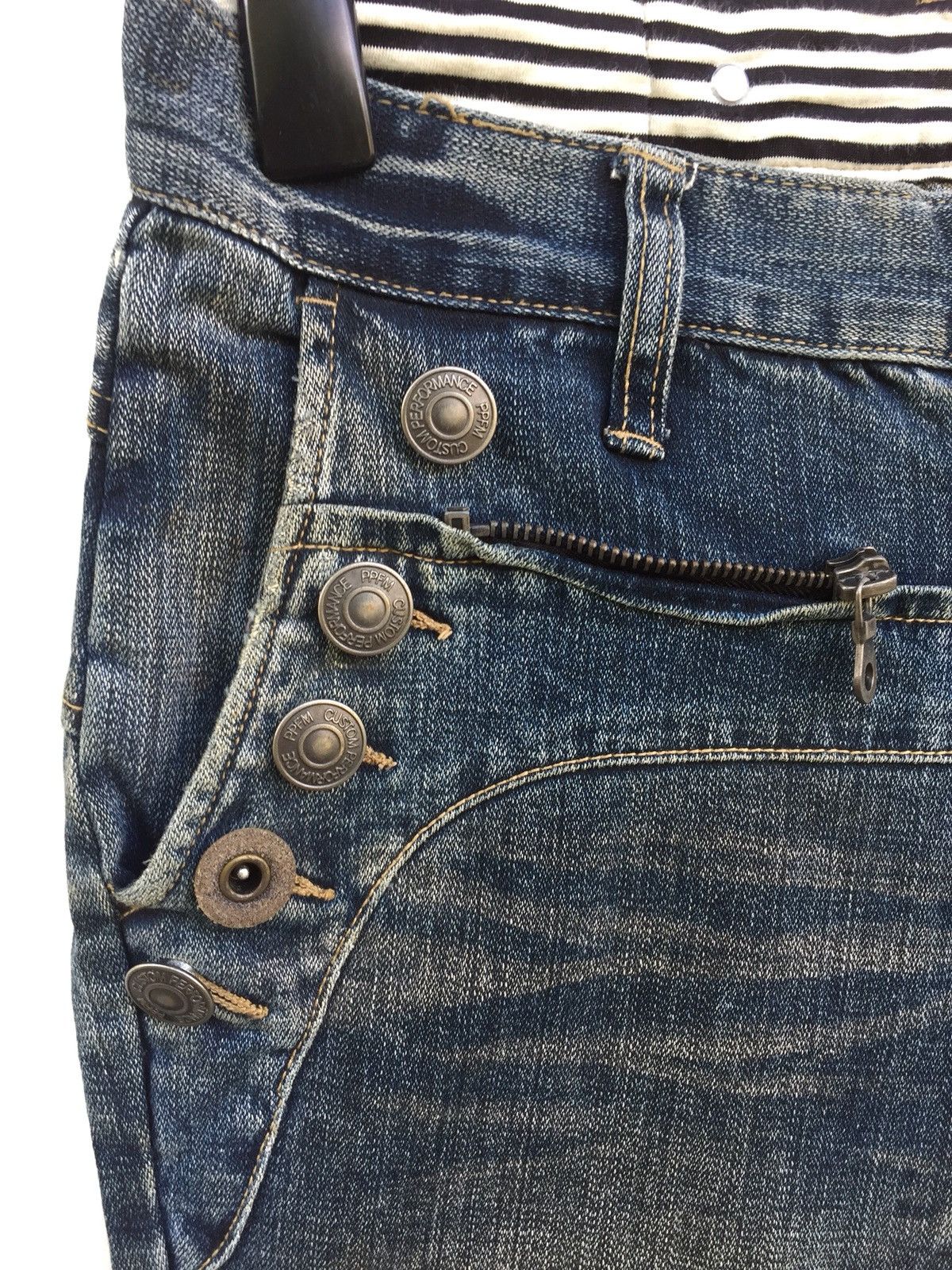 Japanese Brand × PPFM Japanese Brand PPFM Rebuild Zipper Jeans Punk Bondage style Size US 28 / EU 44 - 6 Thumbnail