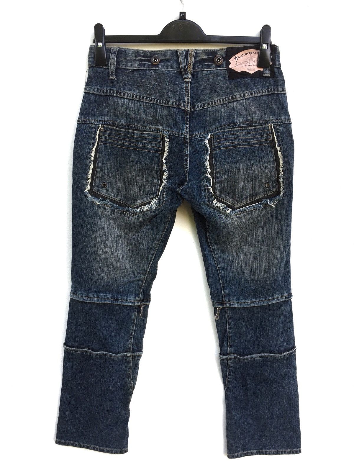 Japanese Brand × PPFM Japanese Brand PPFM Rebuild Zipper Jeans Punk Bondage style Size US 28 / EU 44 - 2 Thumbnail