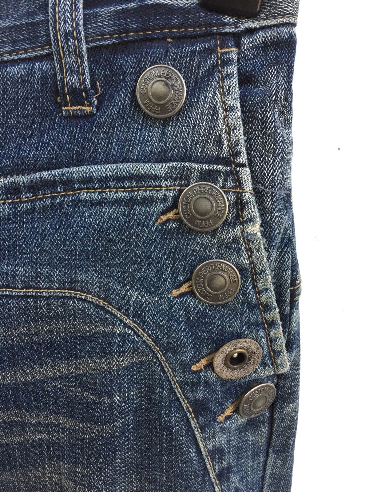 Japanese Brand × PPFM Japanese Brand PPFM Rebuild Zipper Jeans Punk Bondage style Size US 28 / EU 44 - 5 Thumbnail