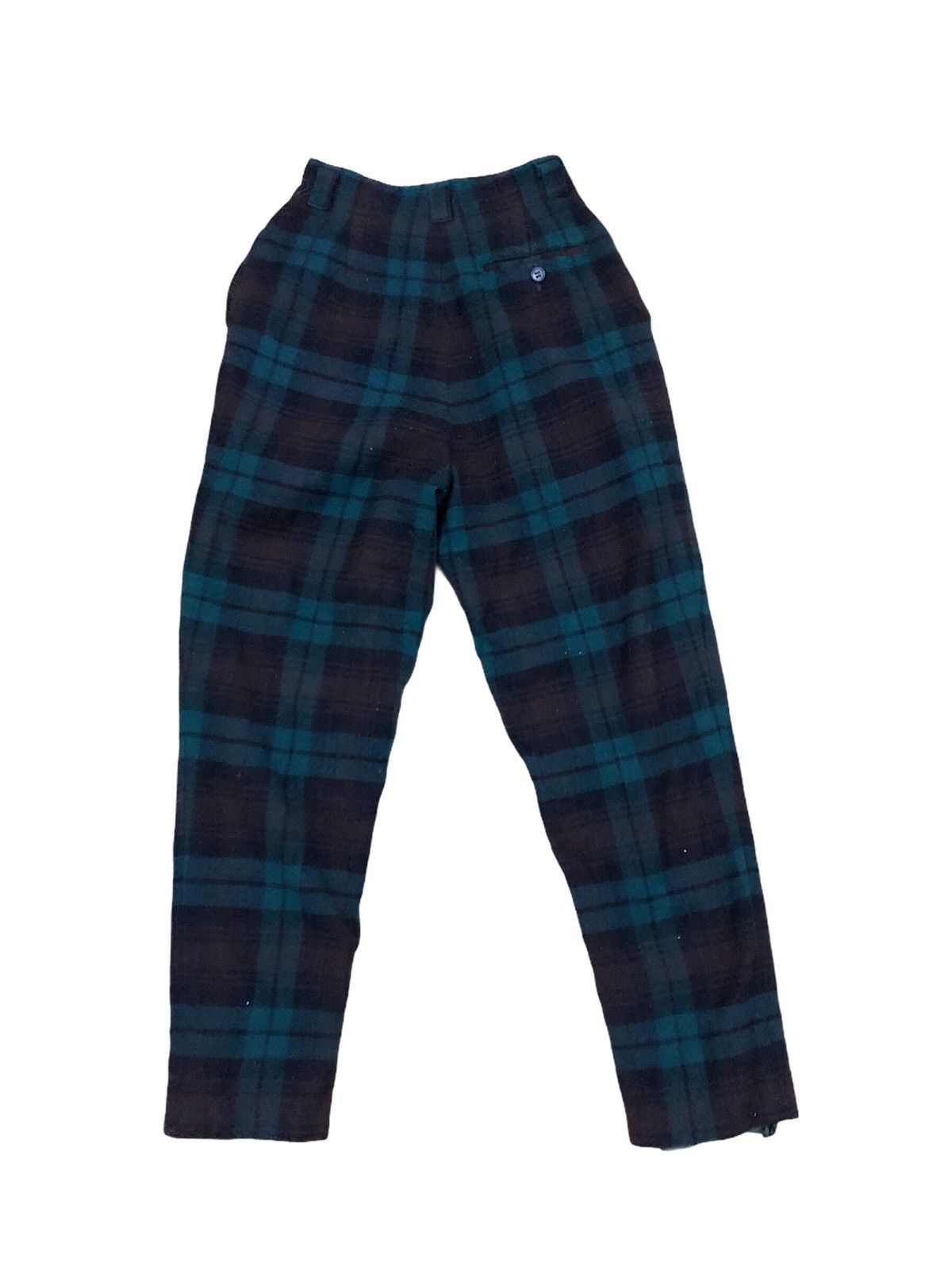 Vintage Vintage Hartford Generation Wool High Waist Checkered Pants Size US 26 / EU 42 - 2 Thumbnail