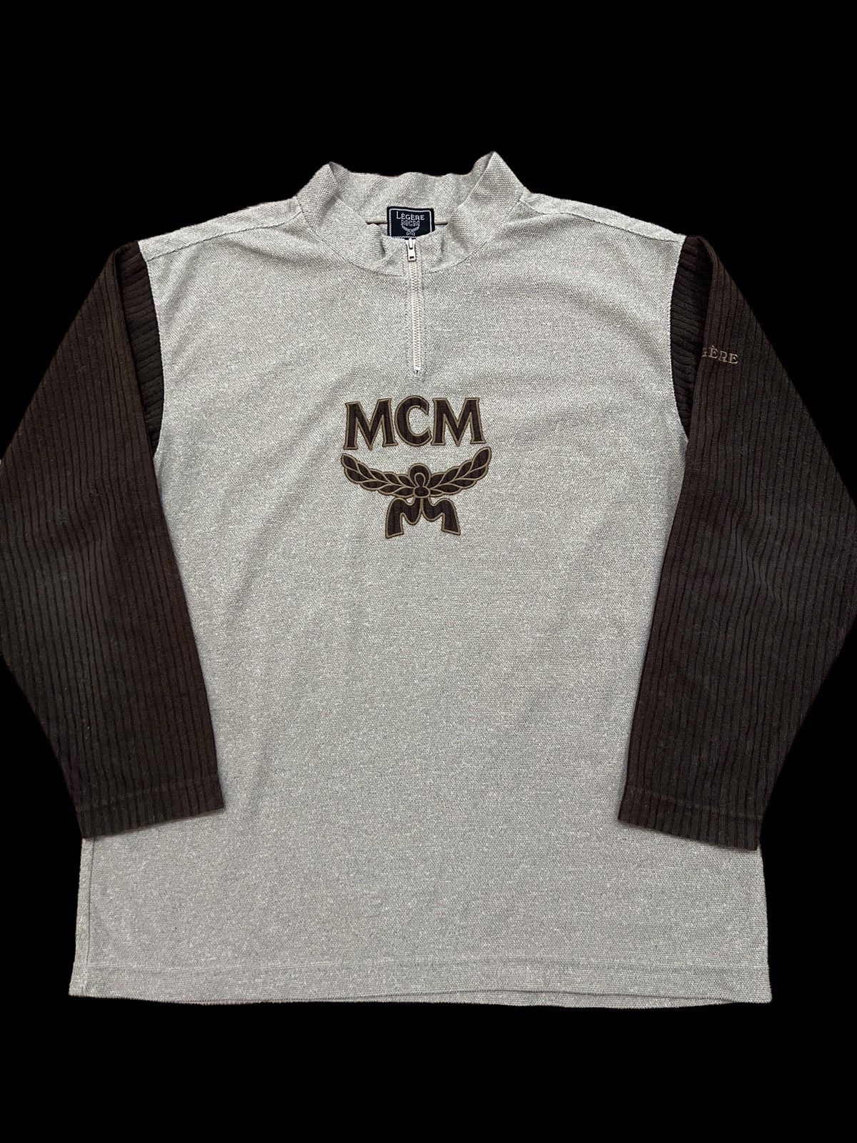 MCM Vintage MCM Iconic Logo Sweatshirt Size US M / EU 48-50 / 2 - 2 Thumbnail