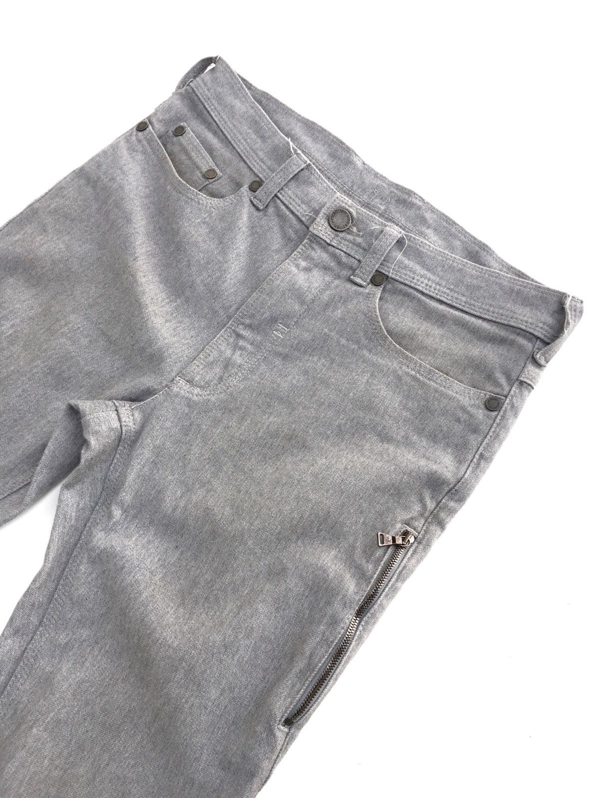 Neil Barrett Neil Barrett Made Italy Side Zipper Super Skinny Pants Size US 29 - 5 Thumbnail