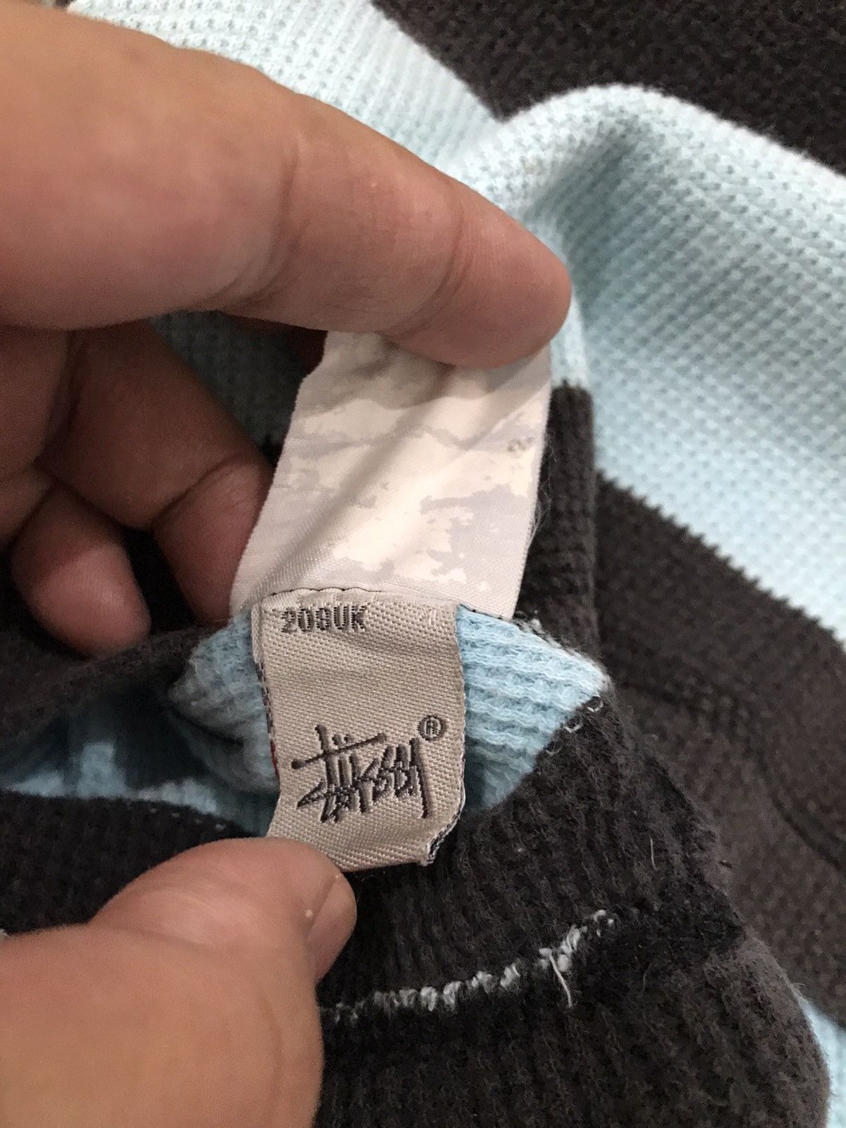Stussy Vintage Sun Faded Stussy Stripes LS Size US M / EU 48-50 / 2 - 12 Thumbnail