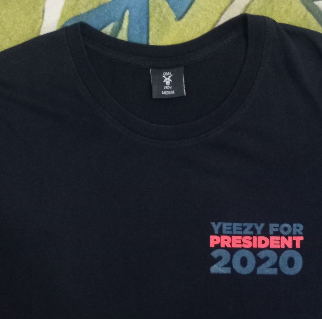GOAT Crew Kanye West Yeezy For President 2020 T-shirt Size US M / EU 48-50 / 2 - 5 Thumbnail