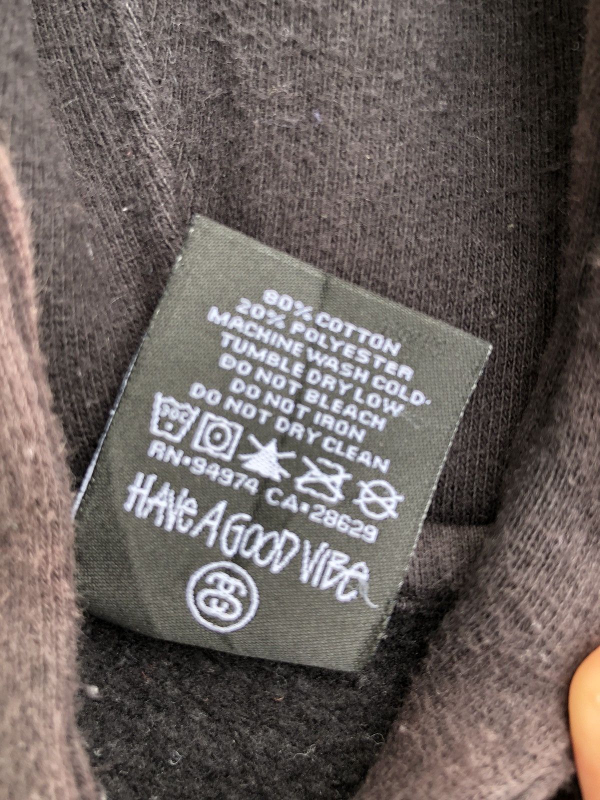 Stussy Stussy Big Logo Have A Good Vibe Hoodie Sweatshirt Size US L / EU 52-54 / 3 - 12 Thumbnail