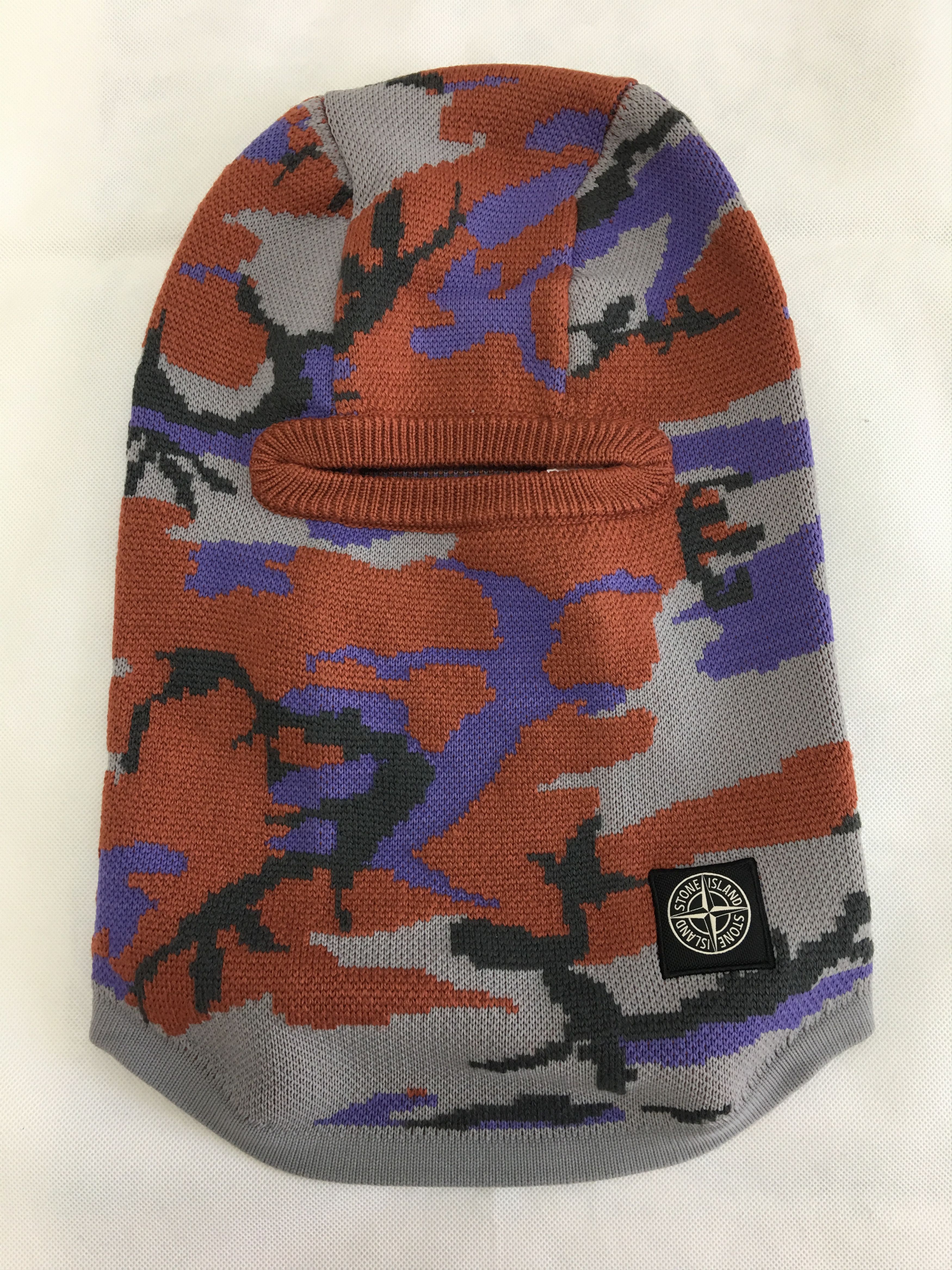 Stone Island Stone Island Patch Logo Heritage Camo Balaclava Size ONE SIZE - 1 Thumbnail