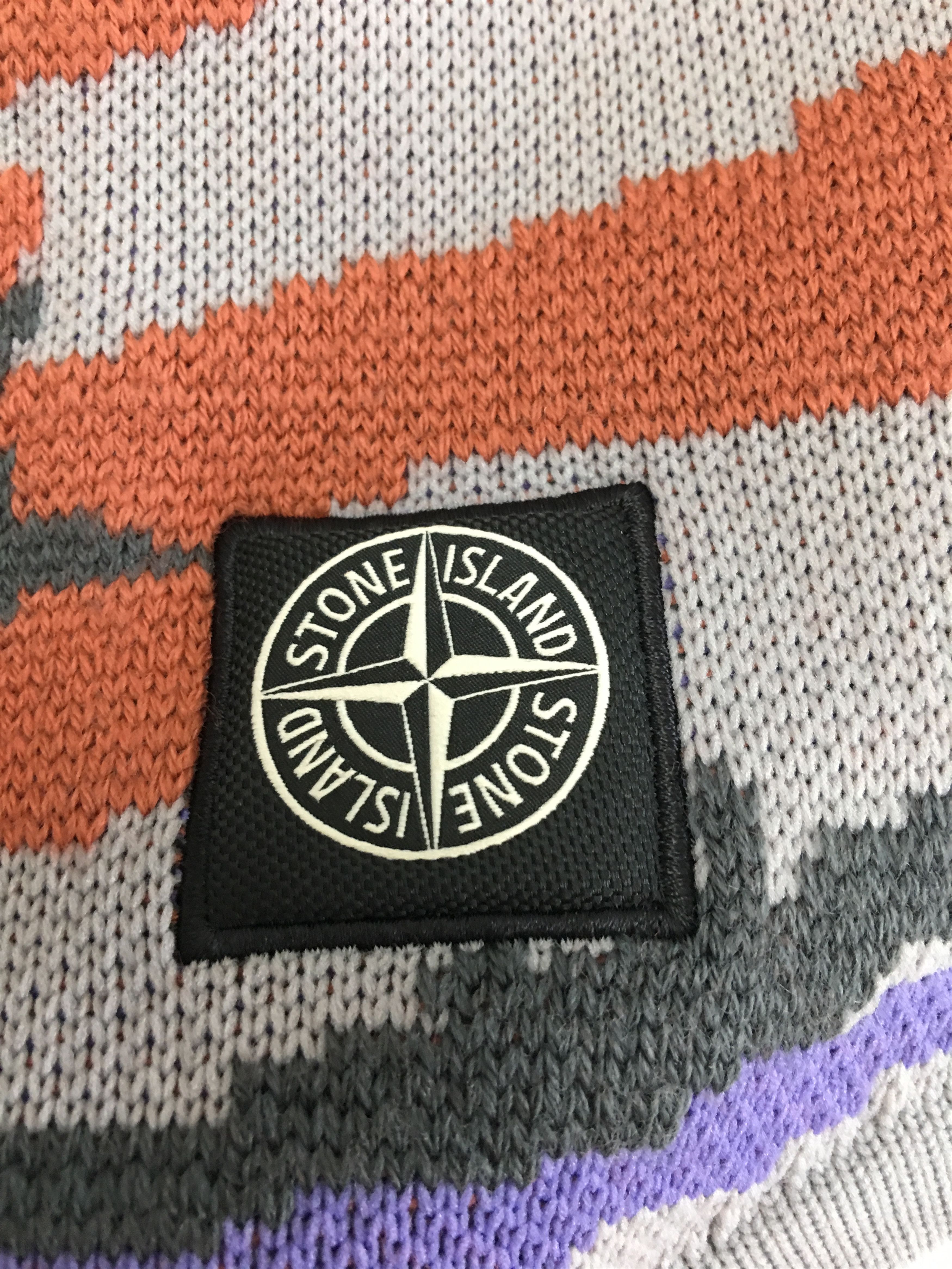 Stone Island Stone Island Patch Logo Heritage Camo Balaclava Size ONE SIZE - 2 Thumbnail