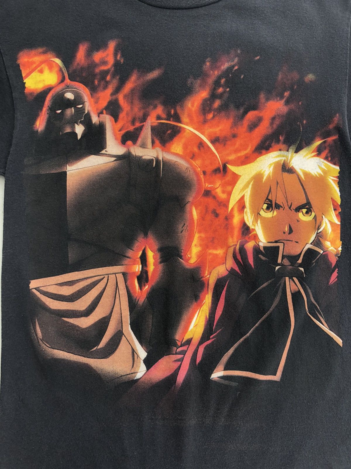 image of Anima x Cartoon Network Japan Anime Fullmetal Alcemist Distressed Akira Evangelion in Black (Size X