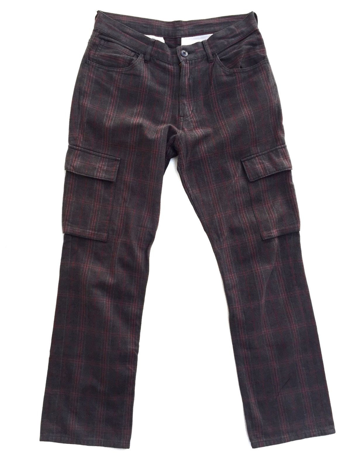 image of Tkmixpice Checkered Cargo Thick Heavy Cotton, Men's (Size 30)
