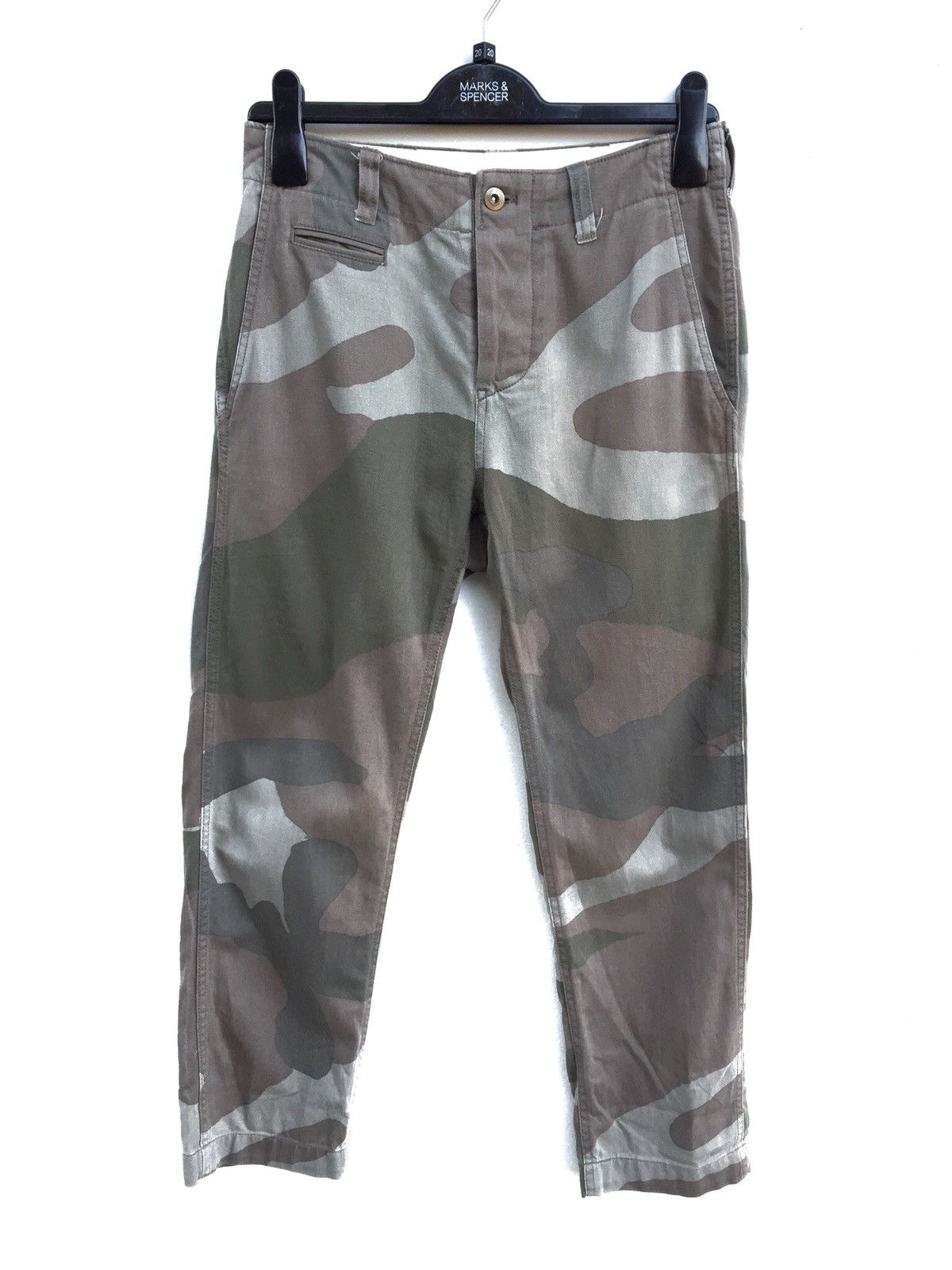 image of Military Le Milange Camo Pants Wtaps Style, Men's (Size 27)
