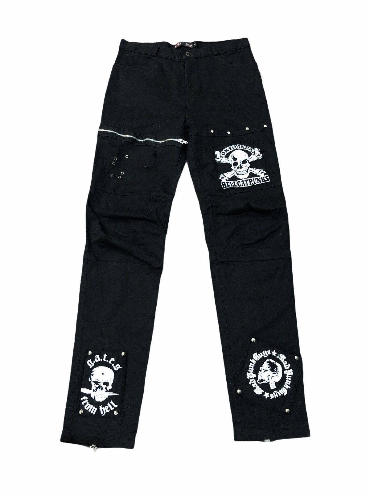 image of Kera Seditionaries Hell Cat Punk Bondage in Black, Men's (Size 26)