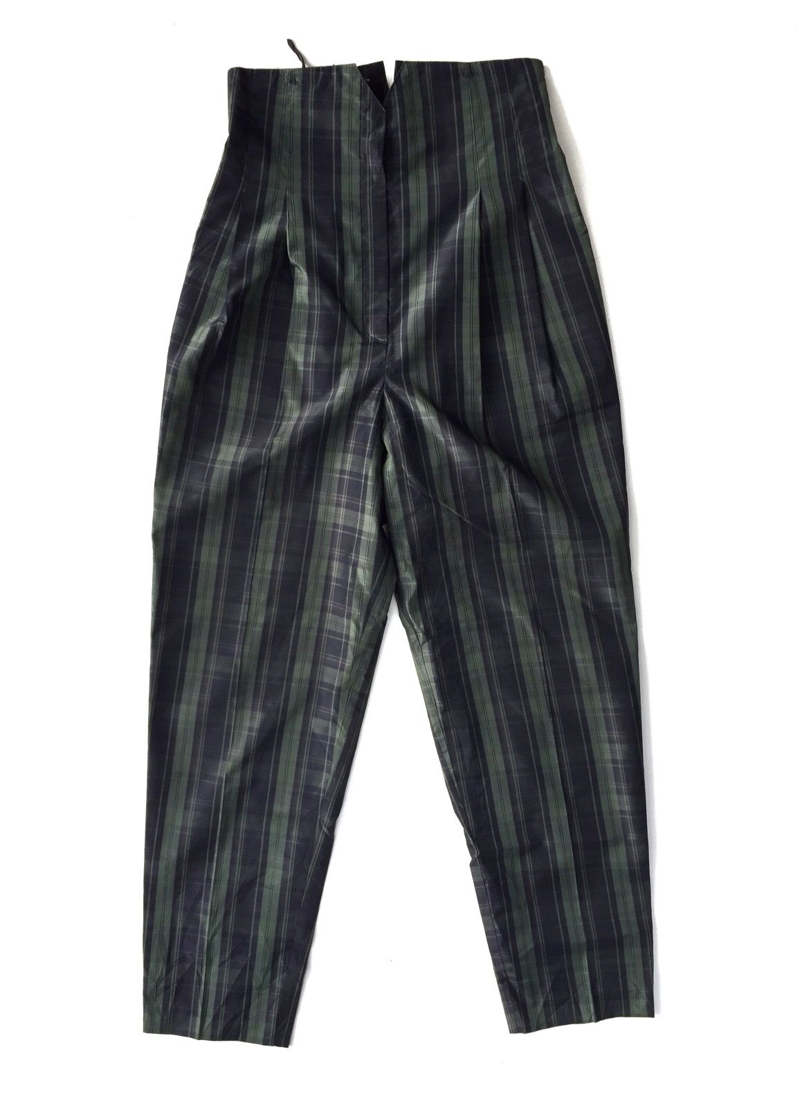 Vintage Vintage Norma Kamali Checkered High Waist Pants Size US 26 / EU 42 - 1 Preview
