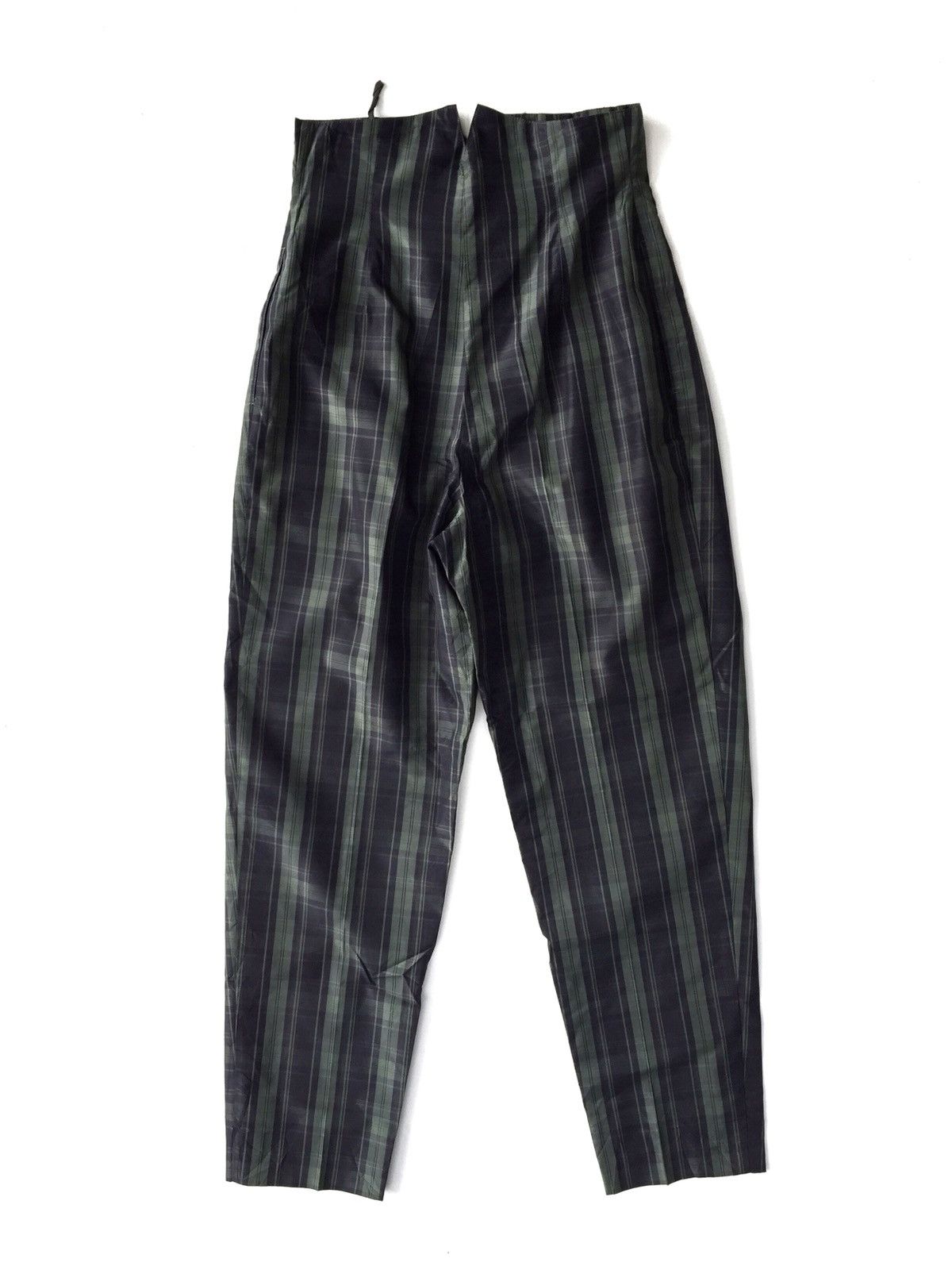 Vintage Vintage Norma Kamali Checkered High Waist Pants Size US 26 / EU 42 - 2 Preview
