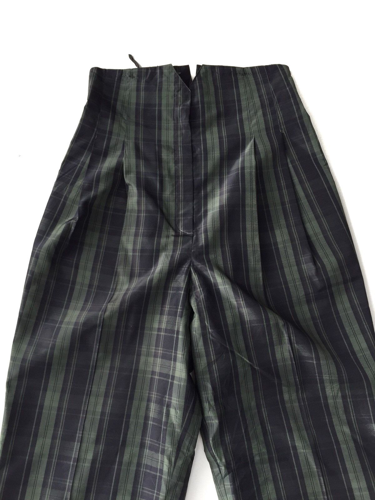 Vintage Vintage Norma Kamali Checkered High Waist Pants Size US 26 / EU 42 - 3 Thumbnail