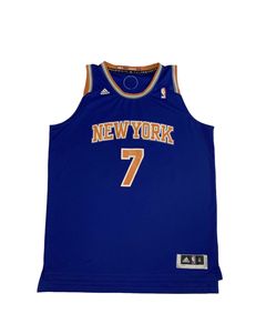 Carmelo Anthony New York Knicks #7 White Swingman Basketball