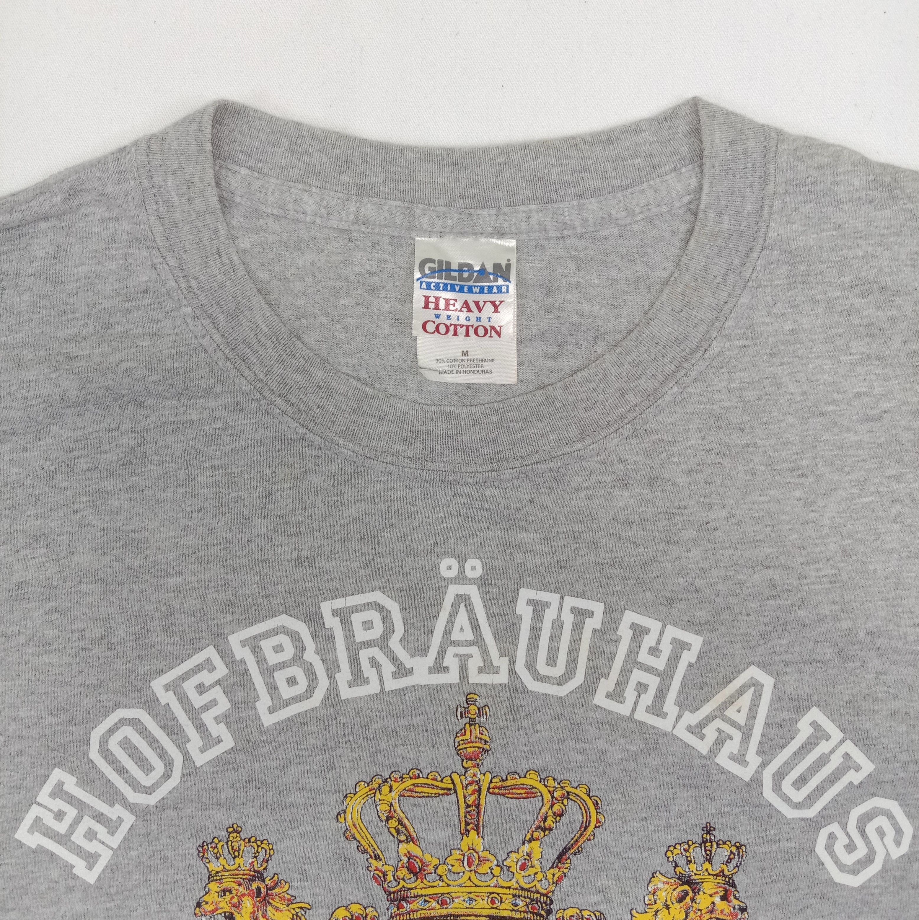 Vintage Vintage Gildan x Hofbrauhaus Munchen T Shirt Size US M / EU 48-50 / 2 - 3 Thumbnail